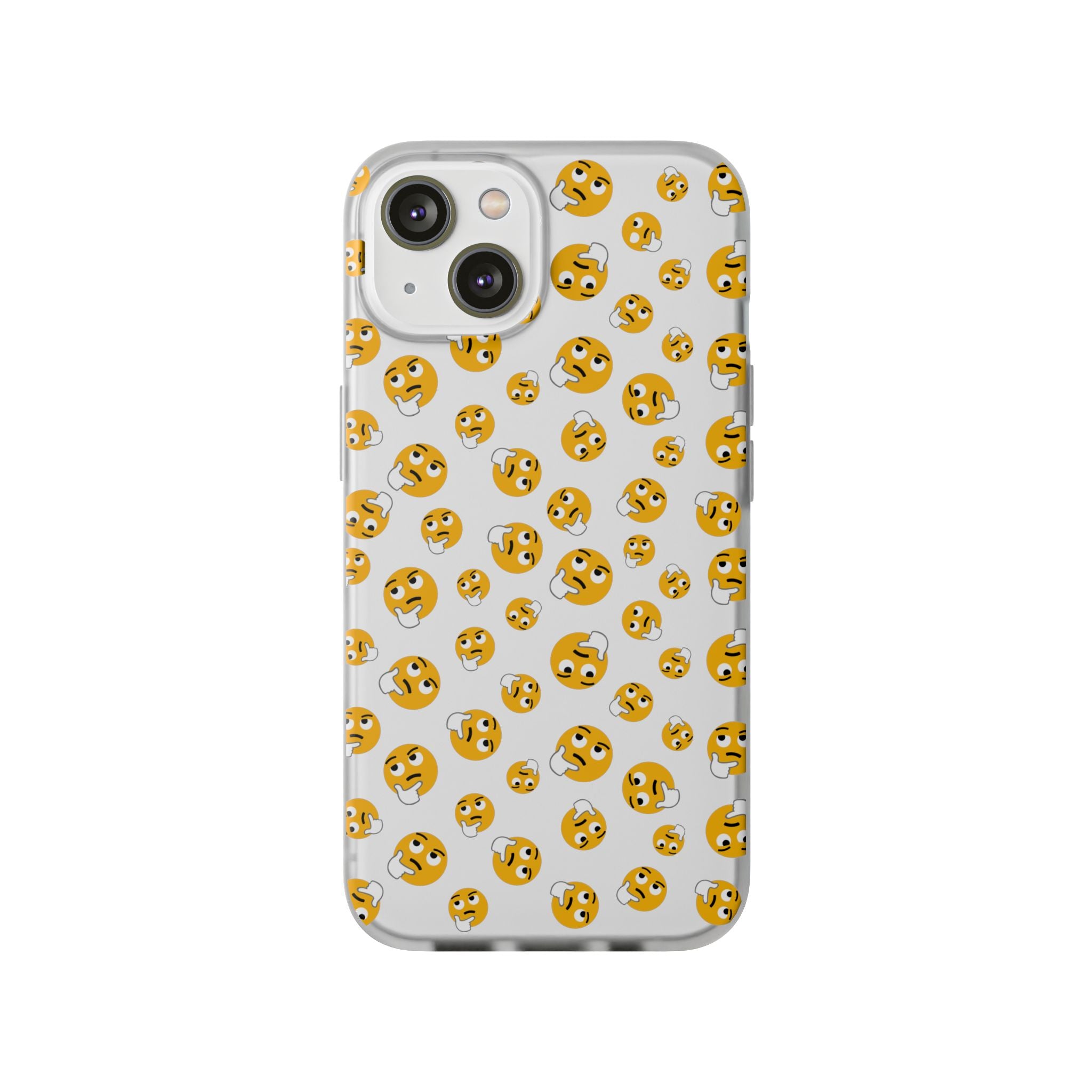 Cheerful Emoji Phone Cases, Cute Flexi Cases for iPhone, Fun Cell Phone Accessories, Gift for Teens, Birthday Party Favor