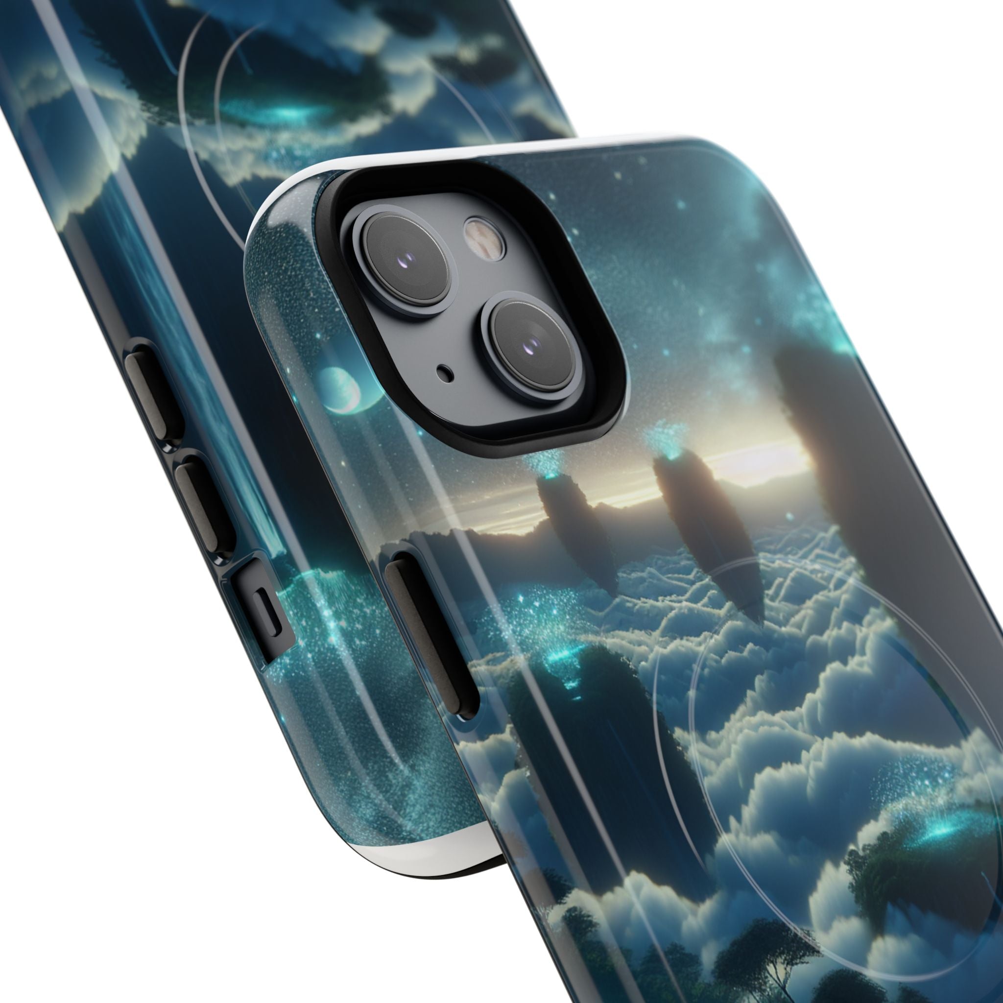 Dreamy Landscape Magnetic Phone Case, Tough Armor Cover, Cosmic Gift, Aesthetic Case for Cell Phones, Unique Phone Accessory