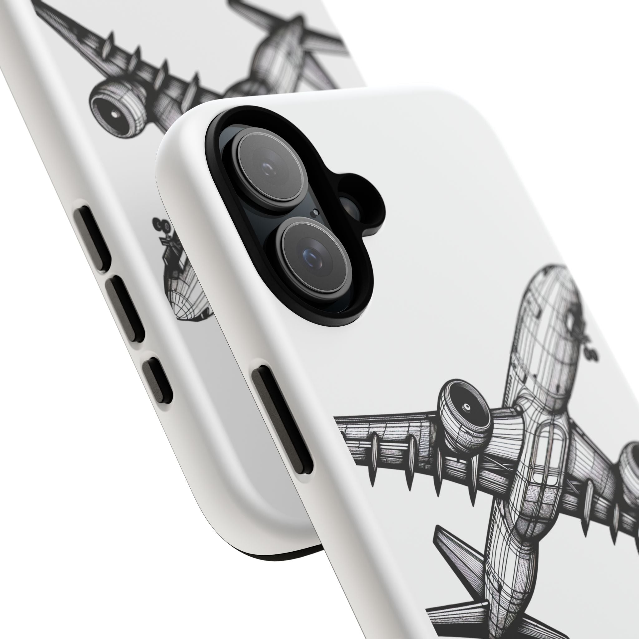 Aviation Phone Case, Inspirational Pilot Gift, Travel Enthusiast Accessory, Unique Airplane Case, Wings Over Fear Design