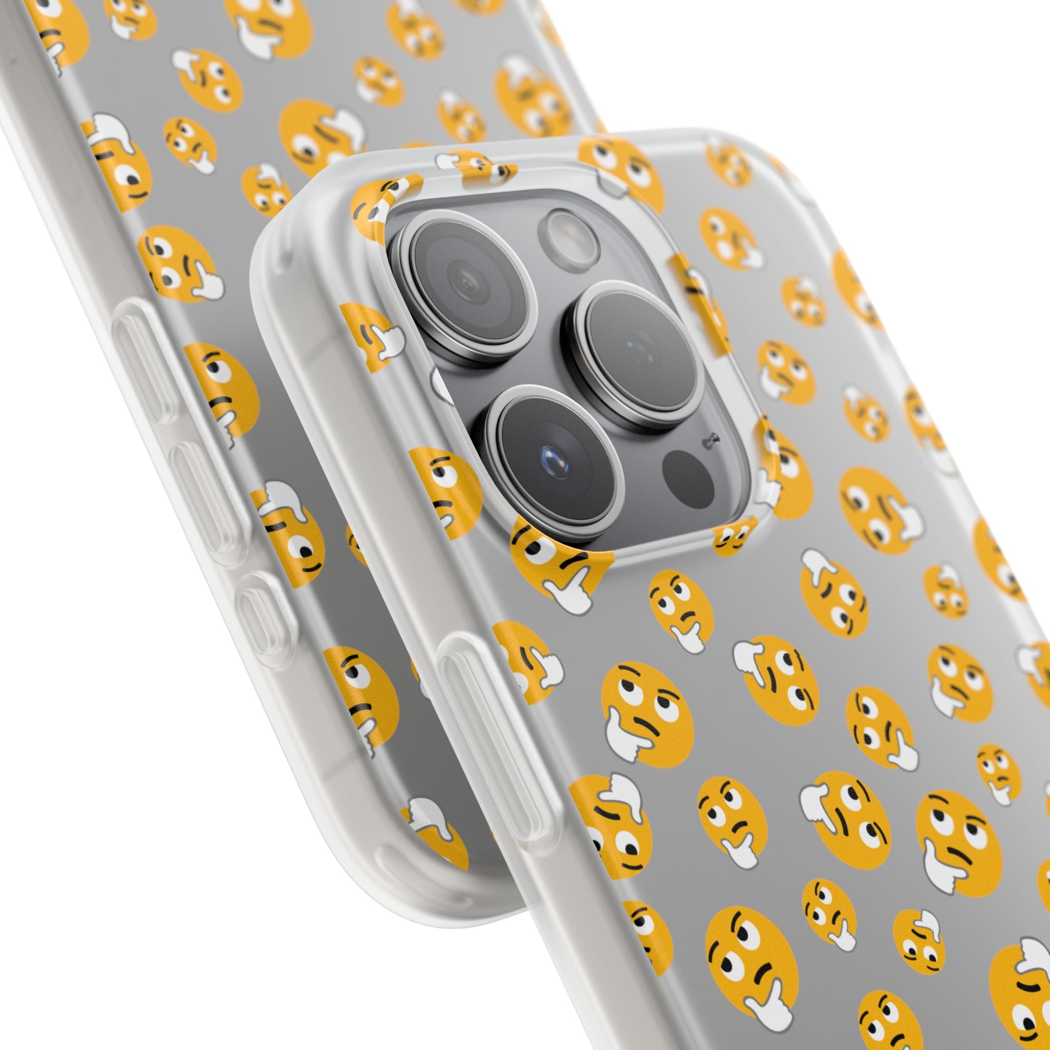 Cheerful Emoji Phone Cases, Cute Flexi Cases for iPhone, Fun Cell Phone Accessories, Gift for Teens, Birthday Party Favor