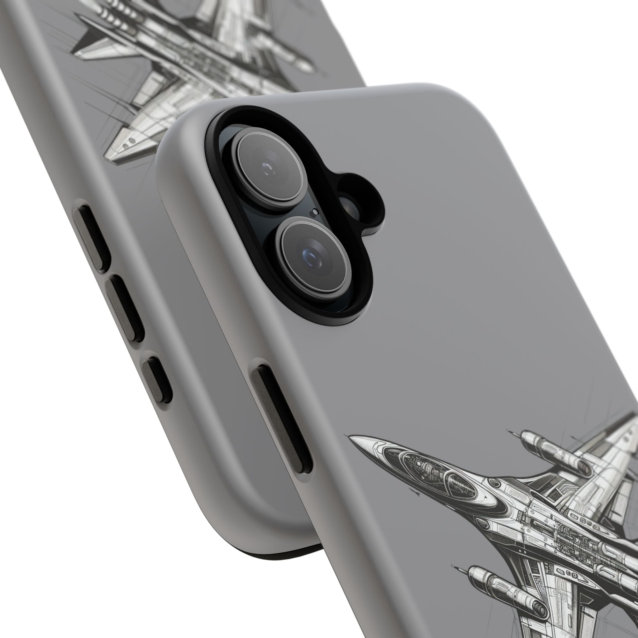 Tough Cases - Airplane Phone Case, Fighter Jet Design, Gift for Aviation Lovers, Durable Protection, Cool Tech Accessories