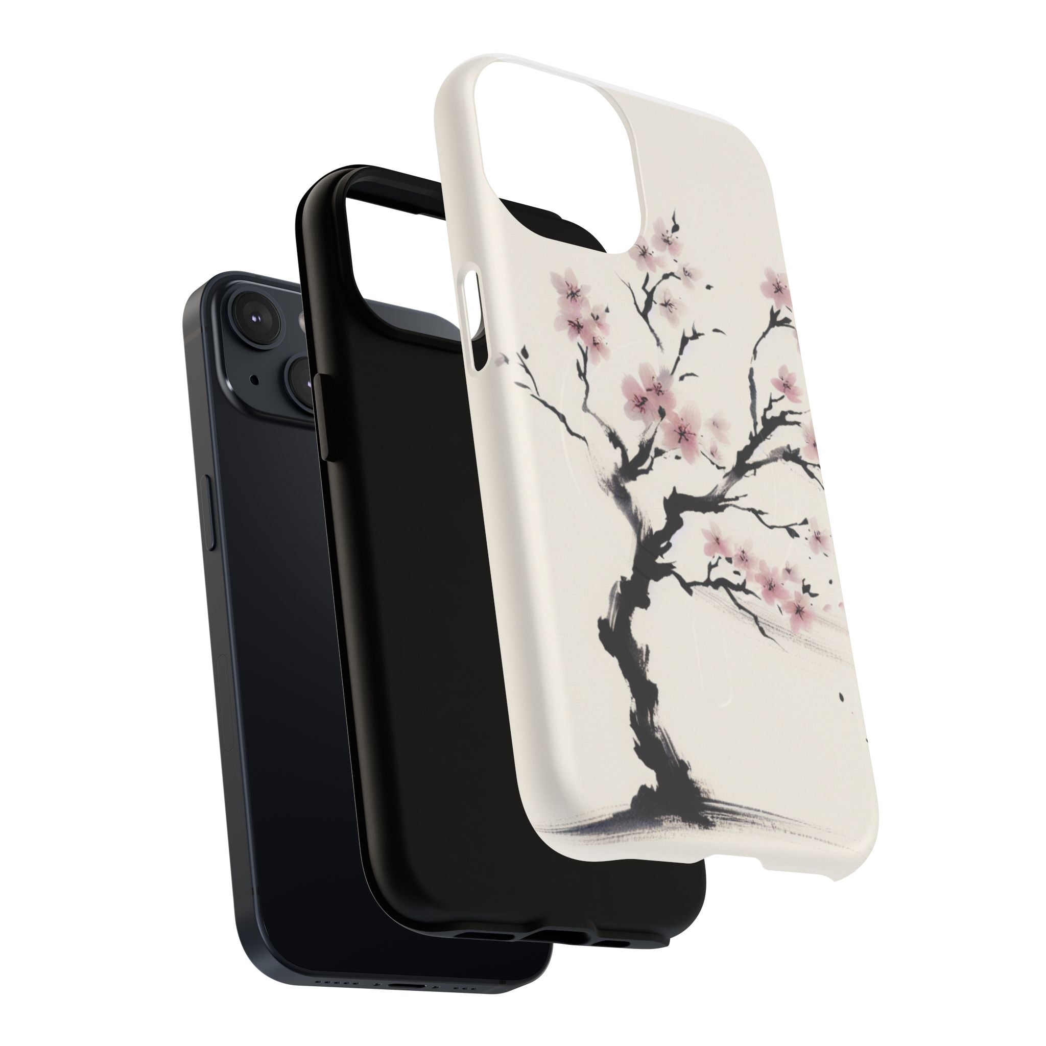 Cherry Blossom Tough Case, Floral Phone Cover, Protective Phone Case, Spring Gift, Unique Cell Phone Case