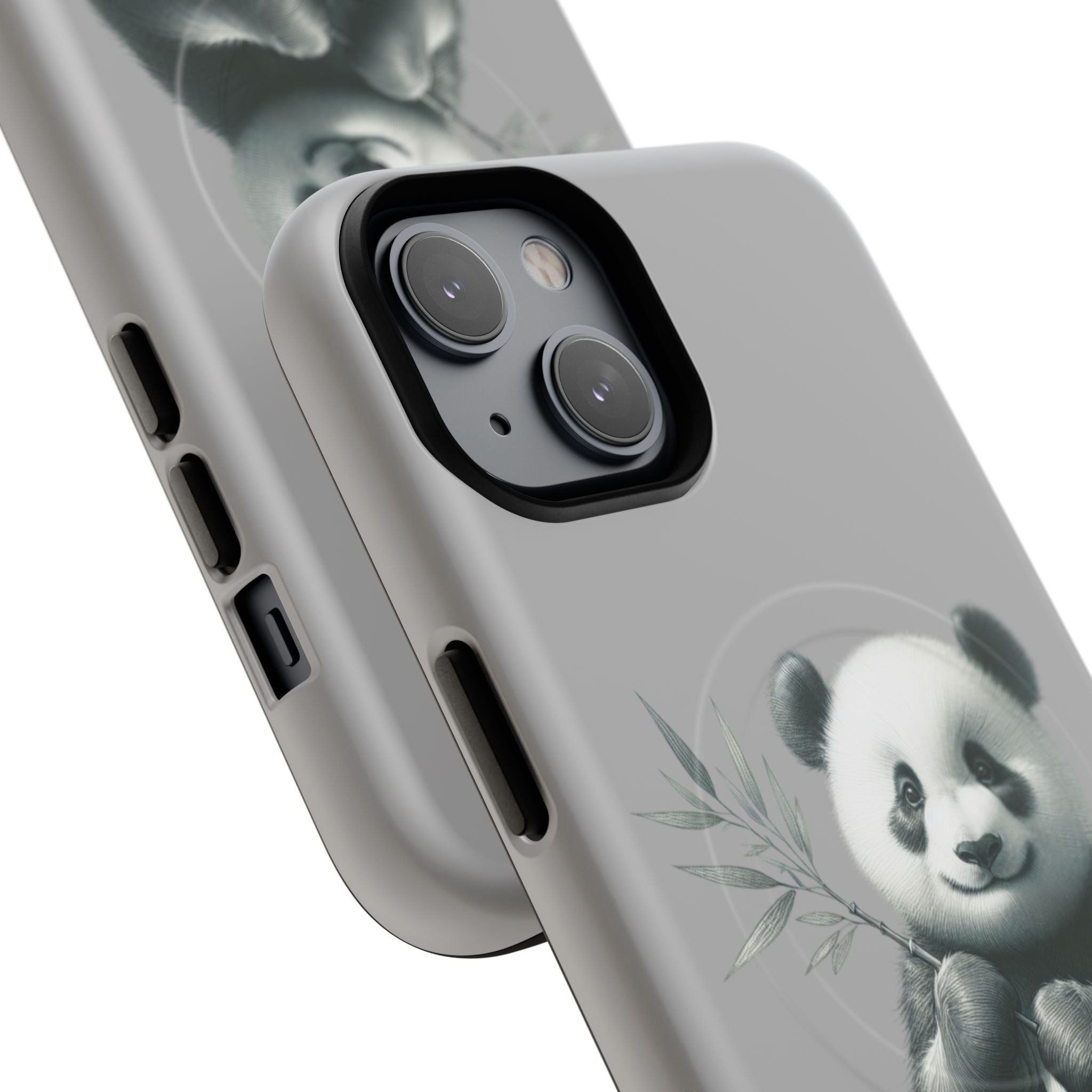 Cute Panda Magnetic Phone Case, Durable Phone Cover, Gift for Animal Lovers, Cute Phone Accessory, Stylish Protection Case