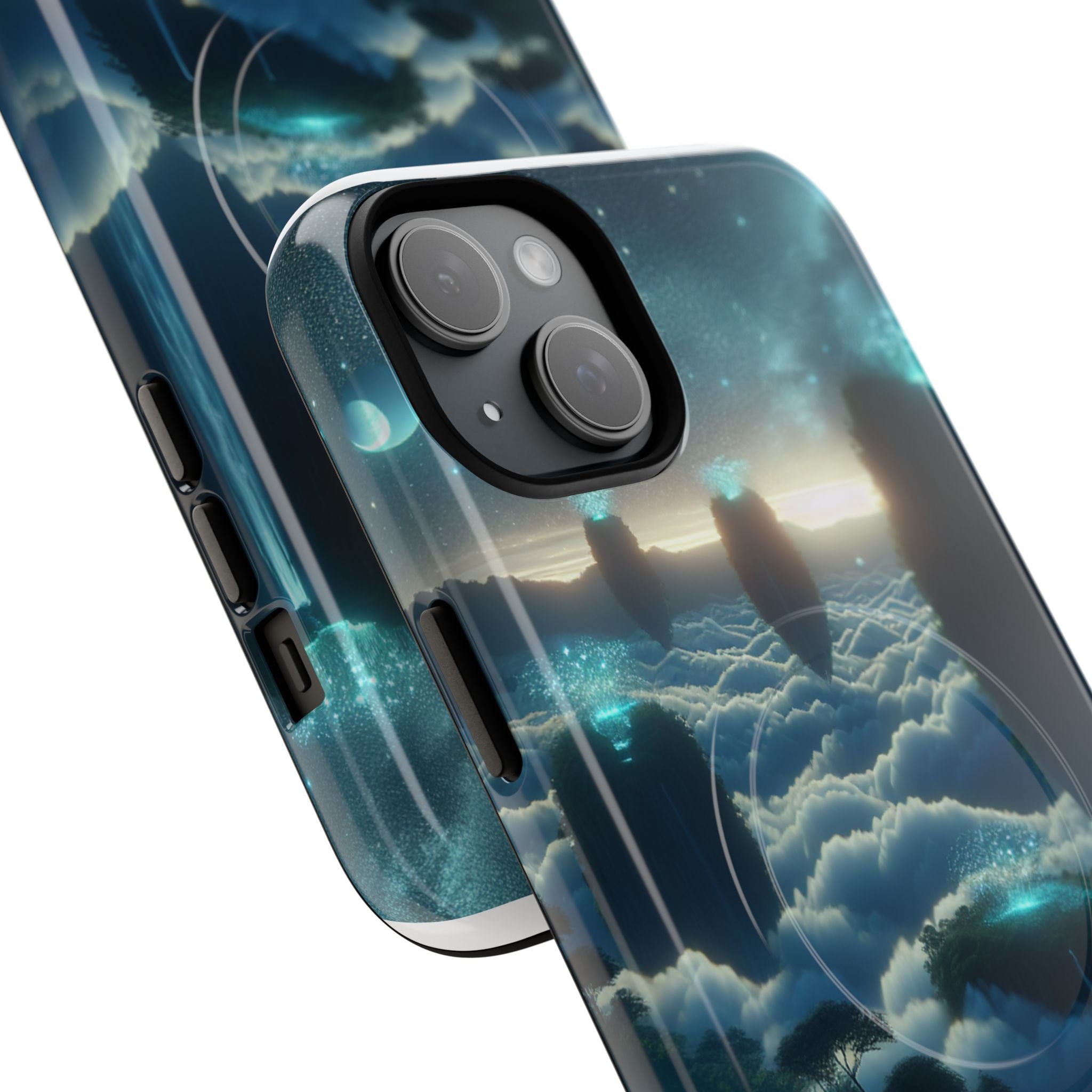 Dreamy Landscape Magnetic Phone Case, Tough Armor Cover, Cosmic Gift, Aesthetic Case for Cell Phones, Unique Phone Accessory
