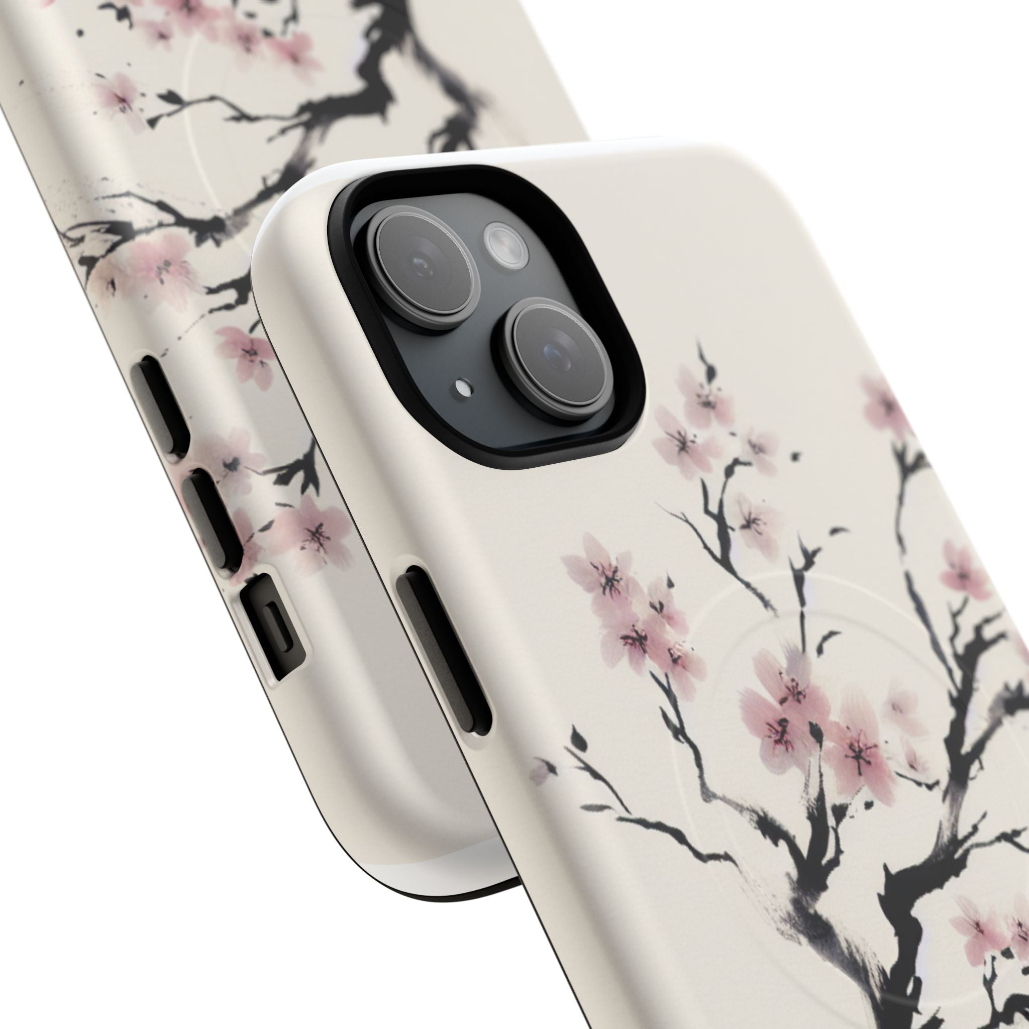 Cherry Blossom Tough Case, Floral Phone Cover, Protective Phone Case, Spring Gift, Unique Cell Phone Case