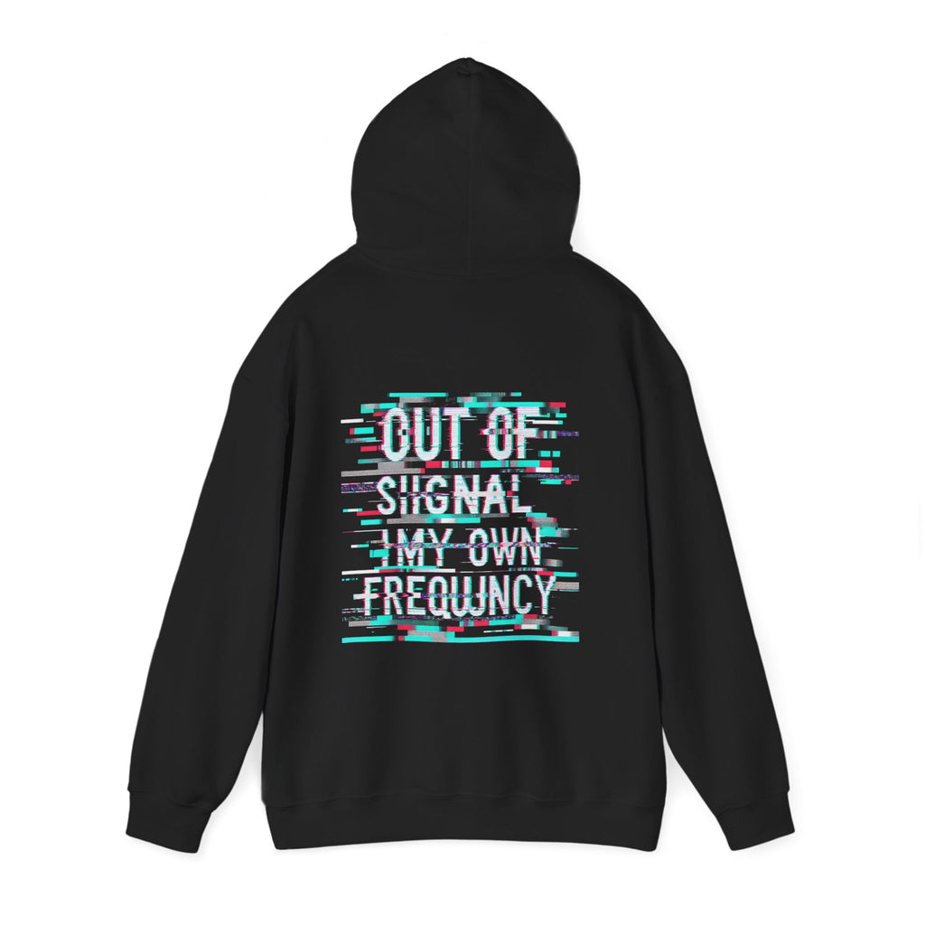 WiFi Frequency Hoodie - Unisex Heavy Blend Hooded Sweatshirt for Tech Lovers, Perfect Gift for Gamers, Cozy Lounge Wear, Casual Style