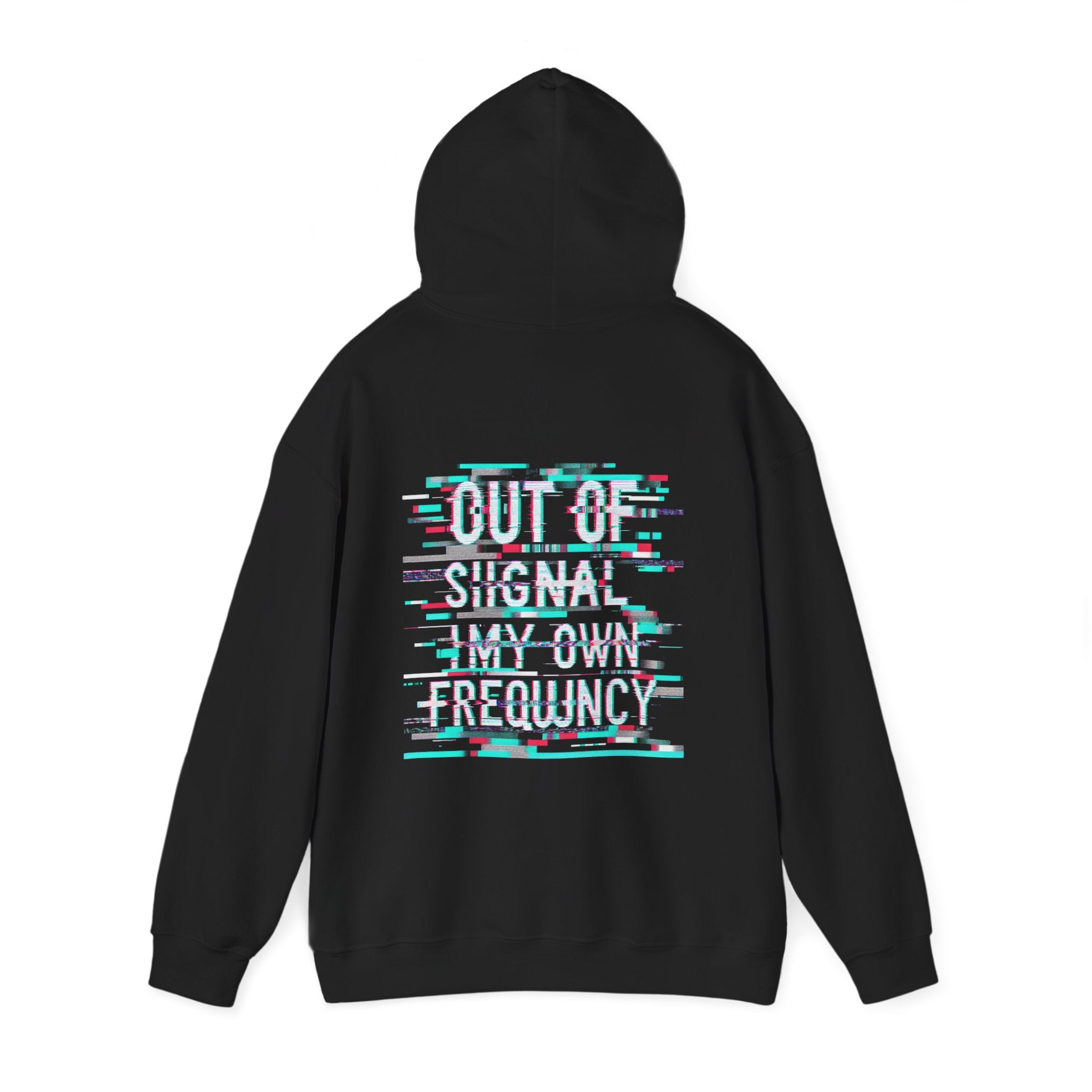 WiFi Frequency Hoodie - Unisex Heavy Blend Hooded Sweatshirt for Tech Lovers, Perfect Gift for Gamers, Cozy Lounge Wear, Casual Style