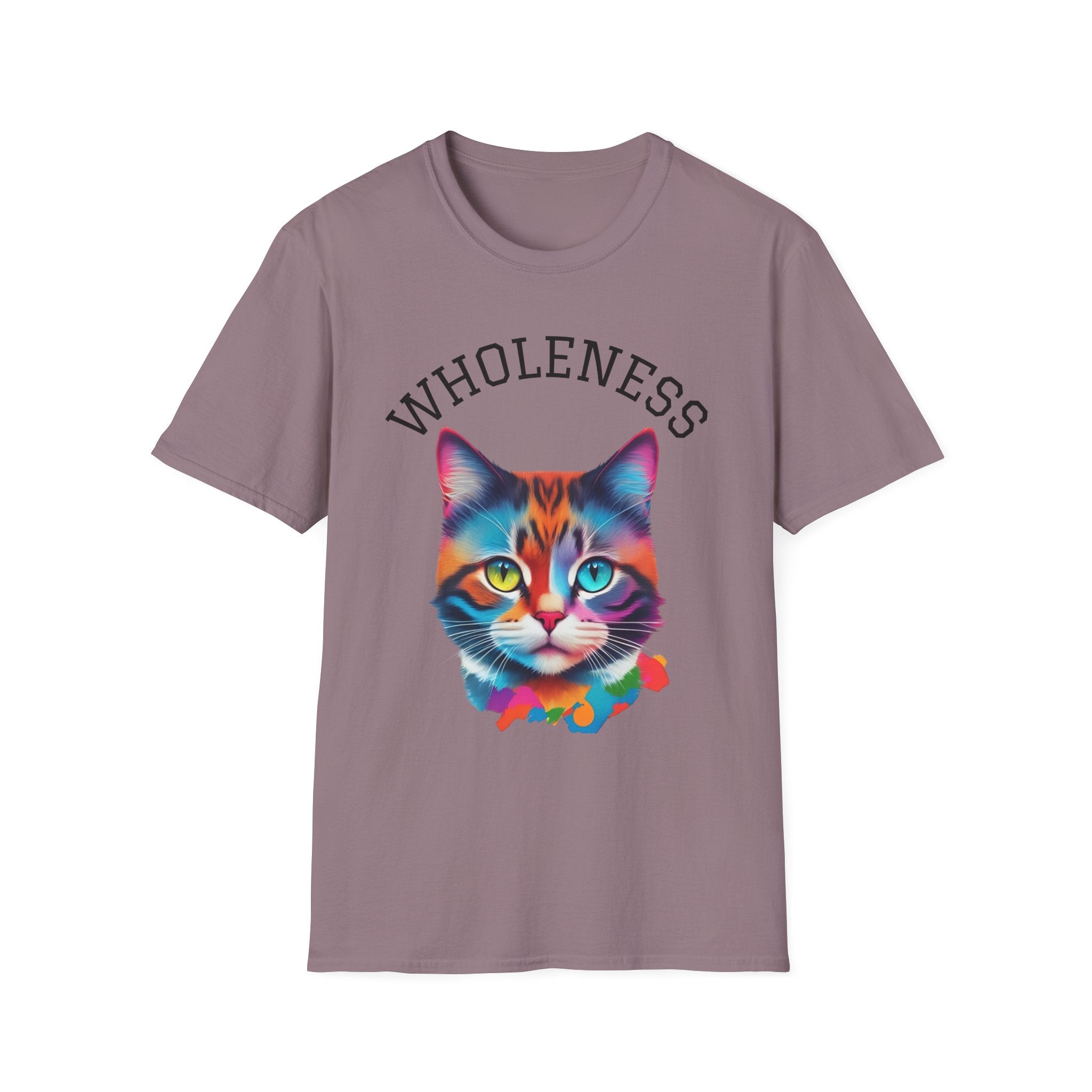 Colorful Cat Wholeness Unisex Softstyle T-Shirt