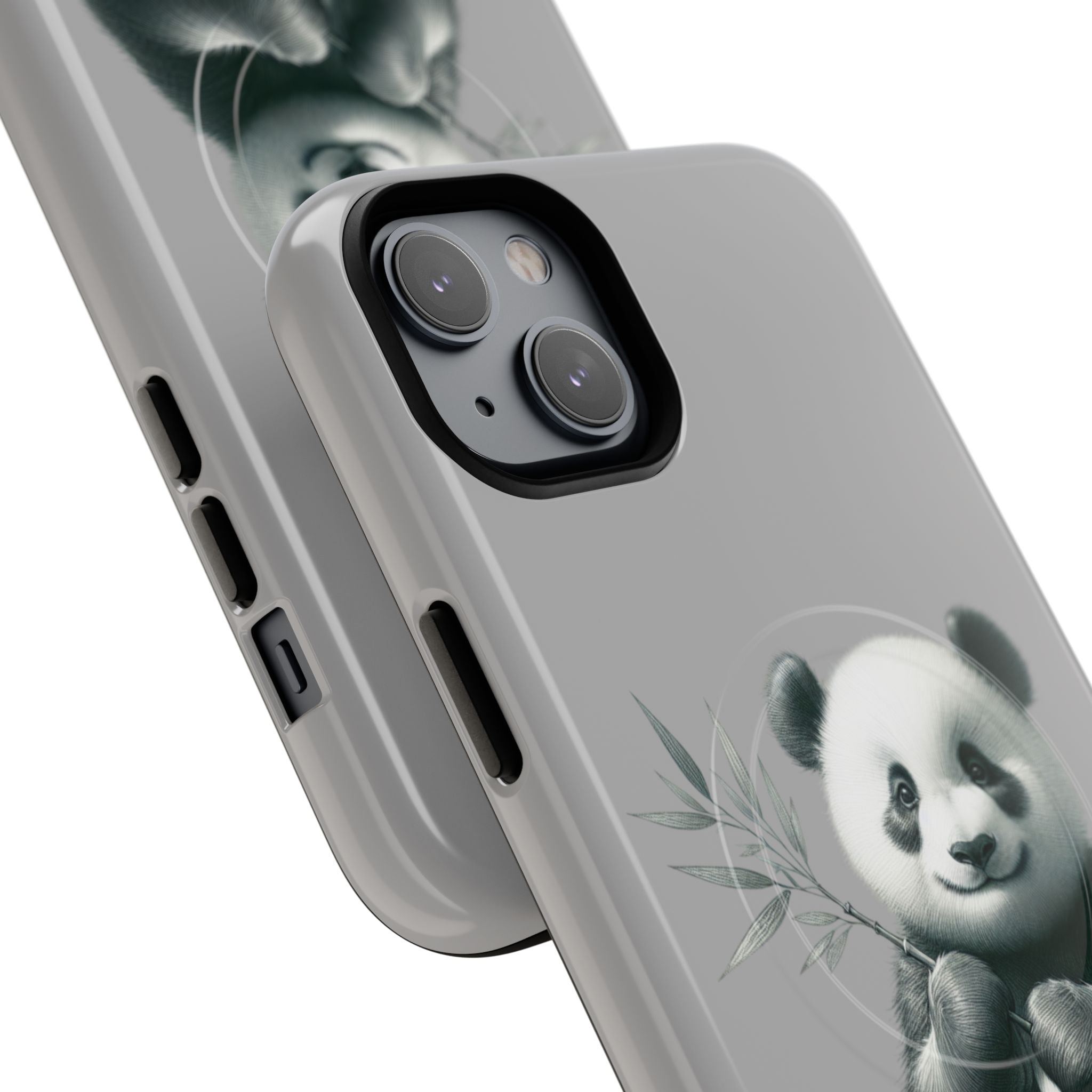 Cute Panda Magnetic Phone Case, Durable Phone Cover, Gift for Animal Lovers, Cute Phone Accessory, Stylish Protection Case