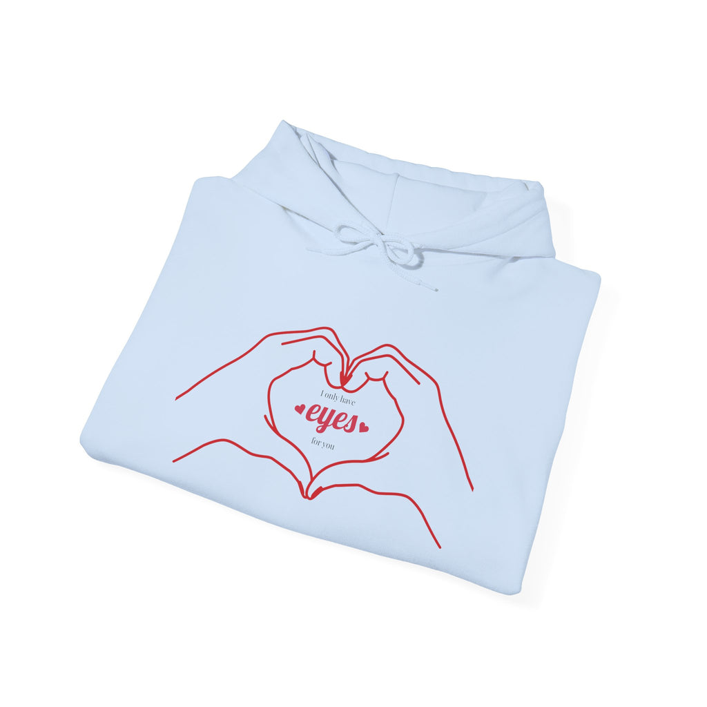 Heart Hands Unisex Hoodie - Cozy Sweatshirt for Couples, Gifts for Her, Valentine's Day, Casual Wear, Cute Love Design