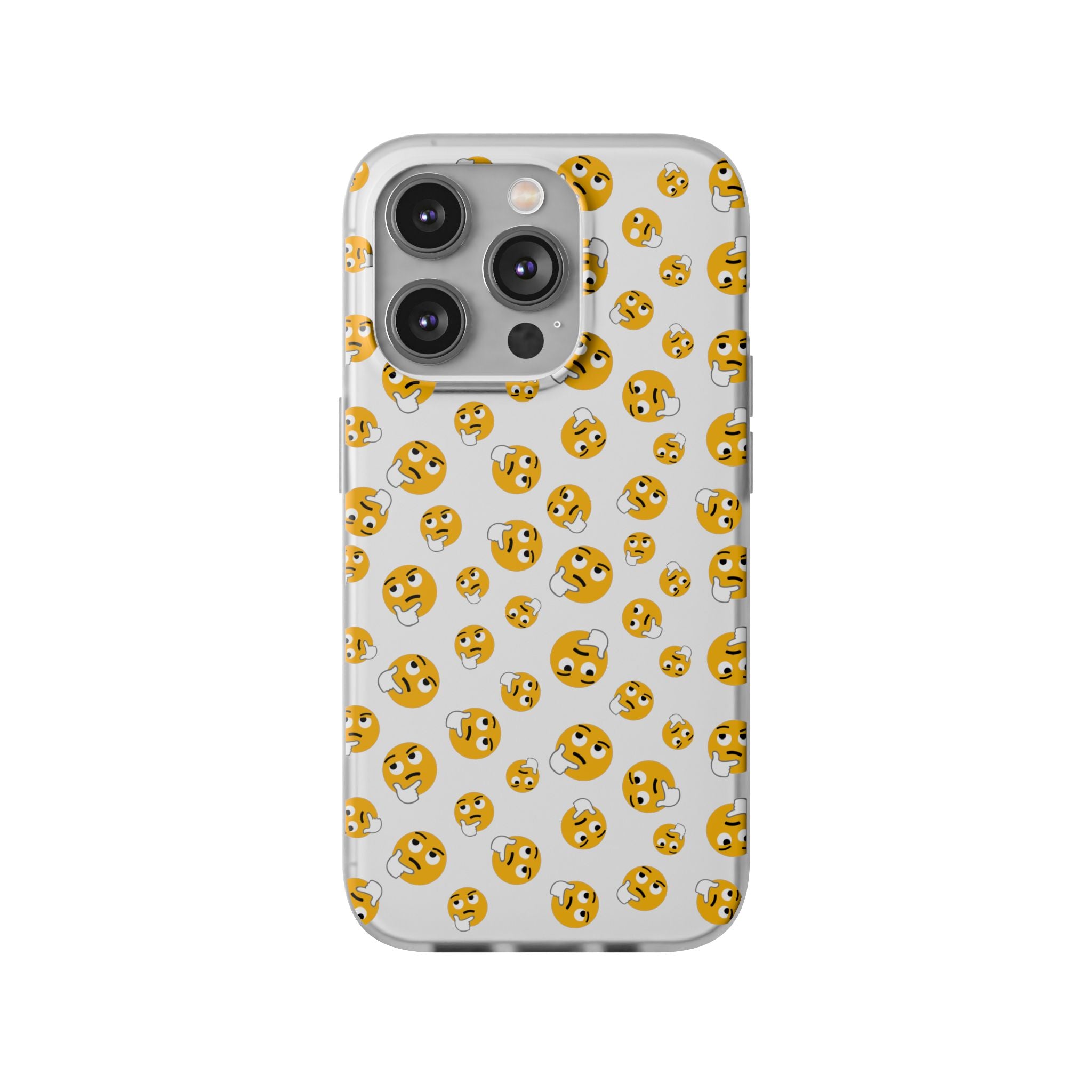 Cheerful Emoji Phone Cases, Cute Flexi Cases for iPhone, Fun Cell Phone Accessories, Gift for Teens, Birthday Party Favor