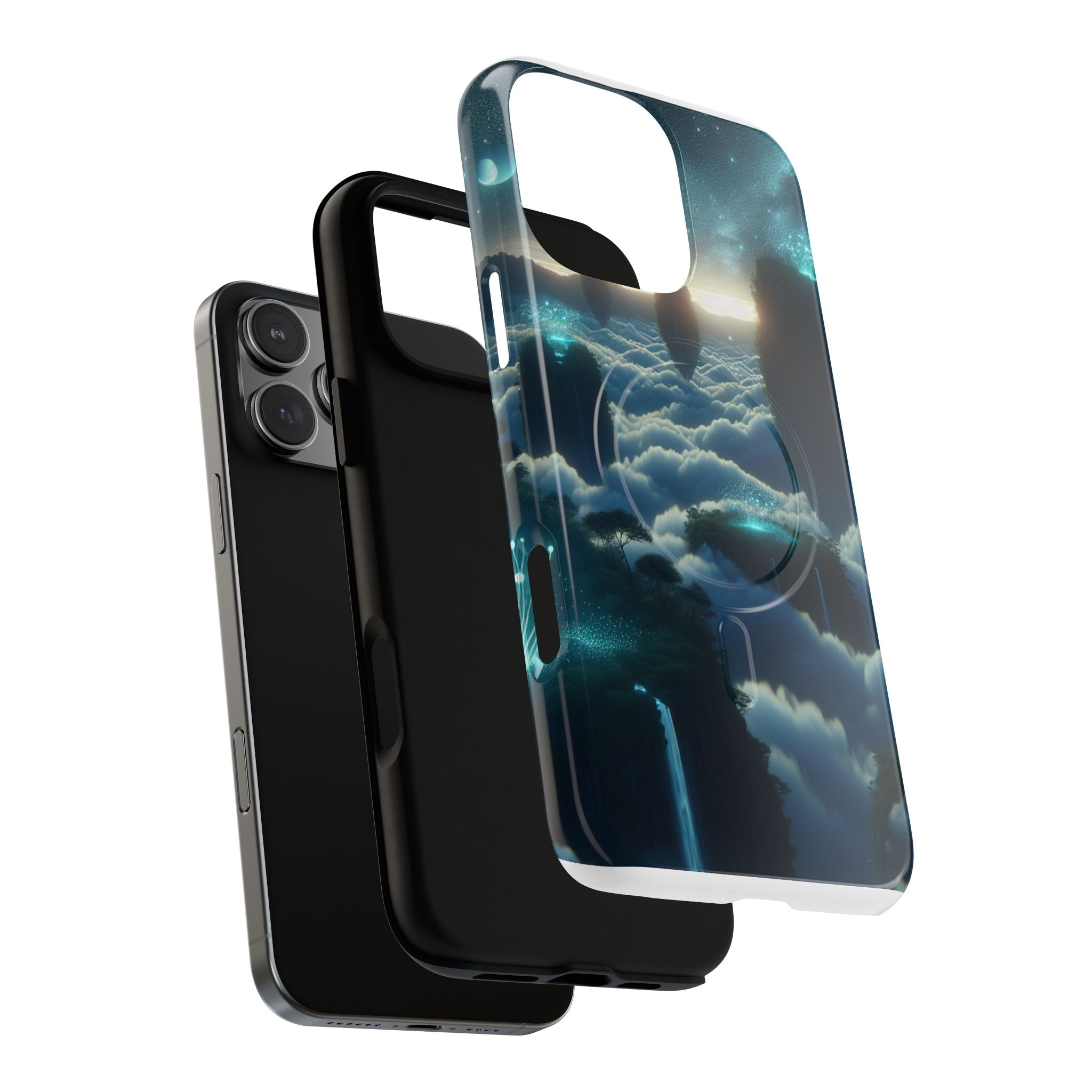 Dreamy Landscape Magnetic Phone Case, Tough Armor Cover, Cosmic Gift, Aesthetic Case for Cell Phones, Unique Phone Accessory