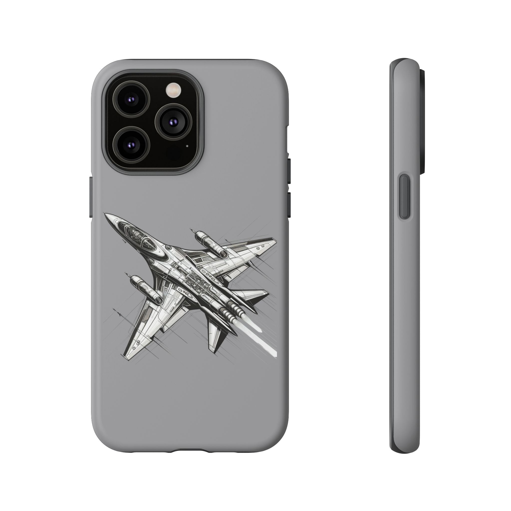 Tough Cases - Airplane Phone Case, Fighter Jet Design, Gift for Aviation Lovers, Durable Protection, Cool Tech Accessories