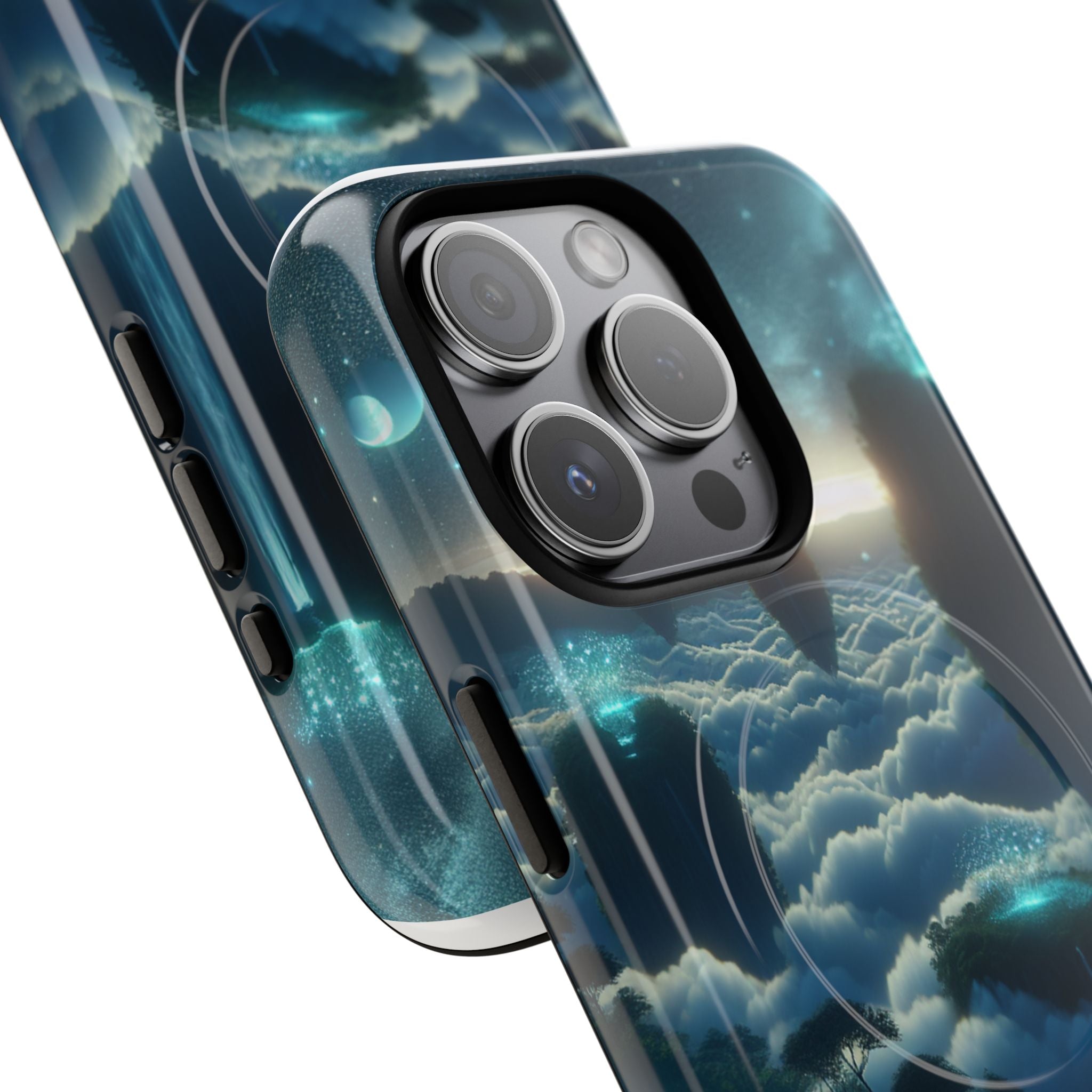 Dreamy Landscape Magnetic Phone Case, Tough Armor Cover, Cosmic Gift, Aesthetic Case for Cell Phones, Unique Phone Accessory