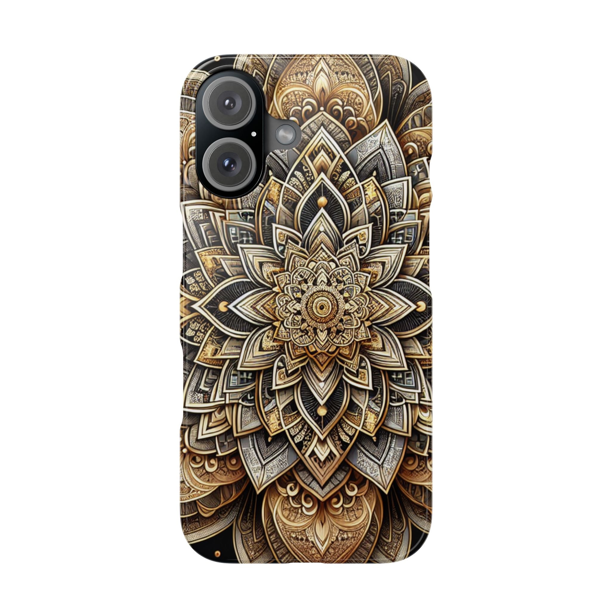 Ornate Mandala Phone Case | Boho Slim Cases for iPhone | Unique Art Gifts | Trendy Phone Accessories | Ideal for Her | Birthday & Holidays