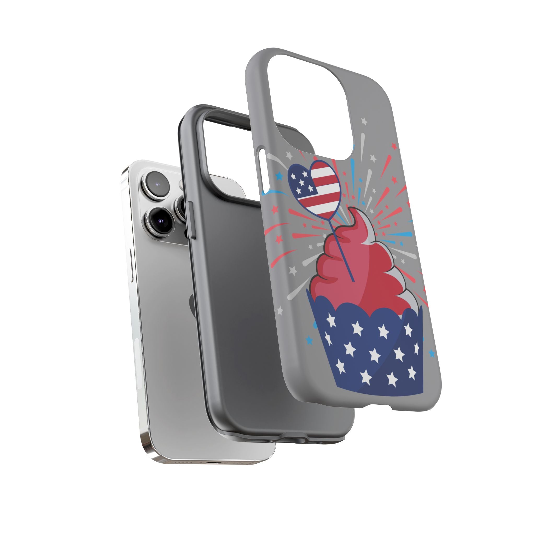 Patriotic Phone Case - Tough Cases, Independence Day Decor, July 4th Gift, Star-Spangled Design, Independence Celebration Accessory