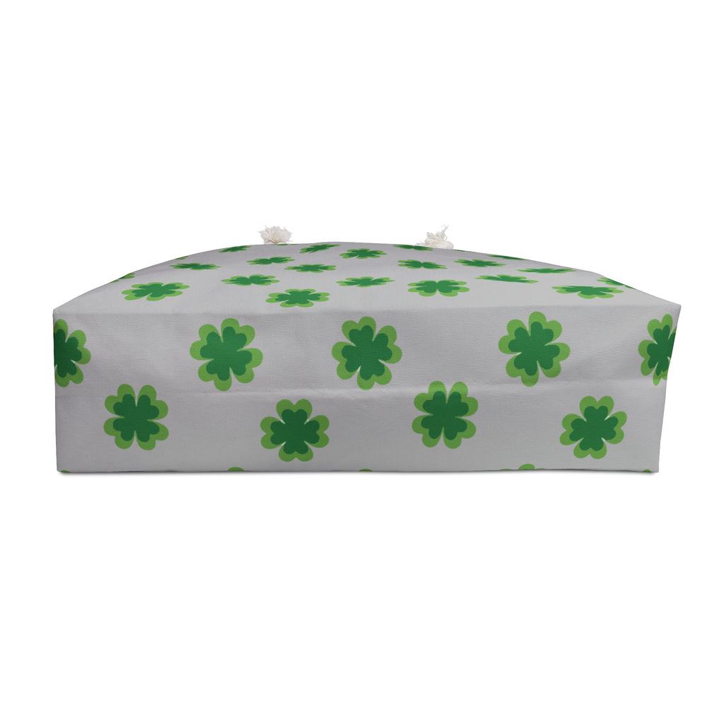 St. Patrick's Day Weekender Bag | Shamrock Tote for Travel, Beach, Gym, or Weekend Getaway | Lucky Charm Gift
