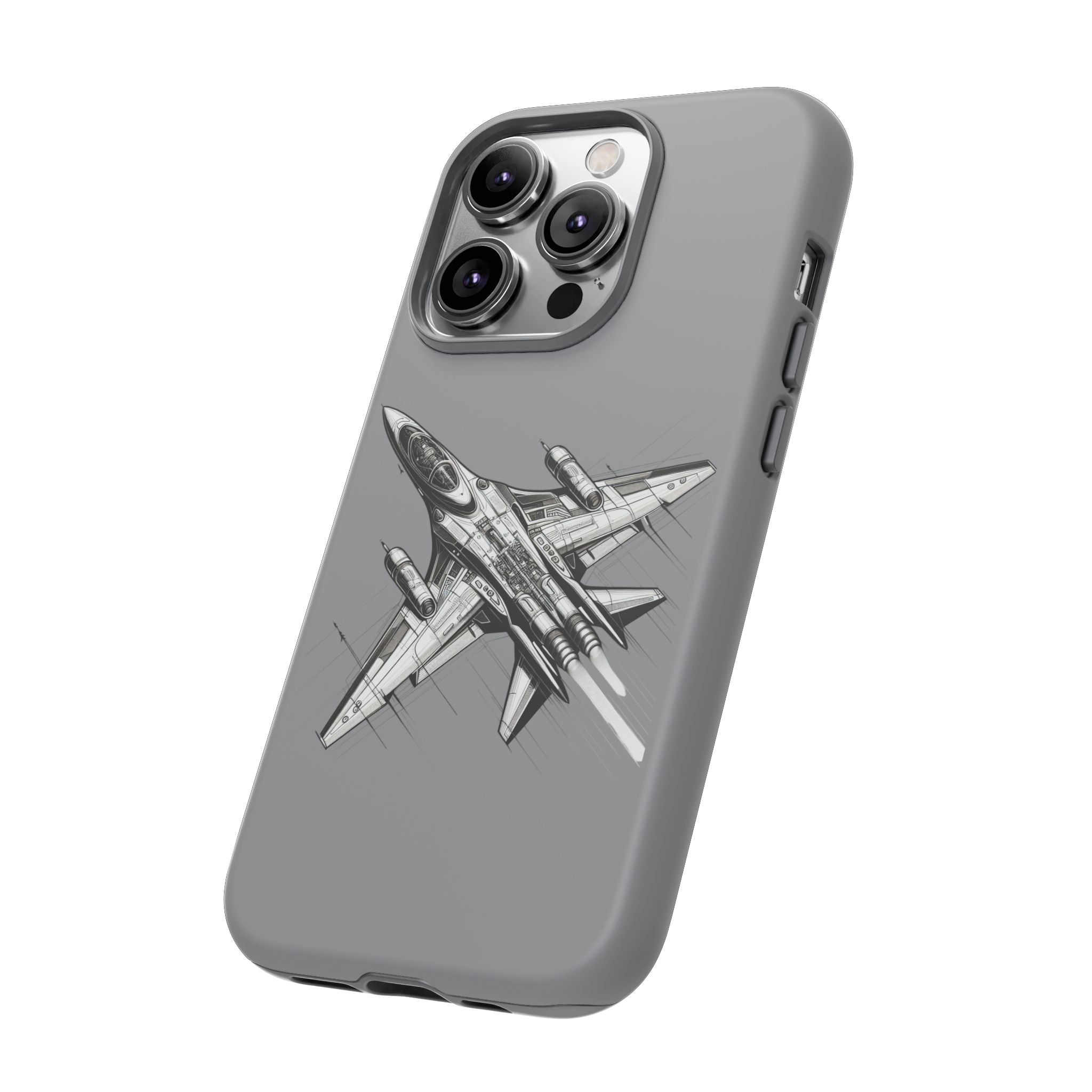 Tough Cases - Airplane Phone Case, Fighter Jet Design, Gift for Aviation Lovers, Durable Protection, Cool Tech Accessories