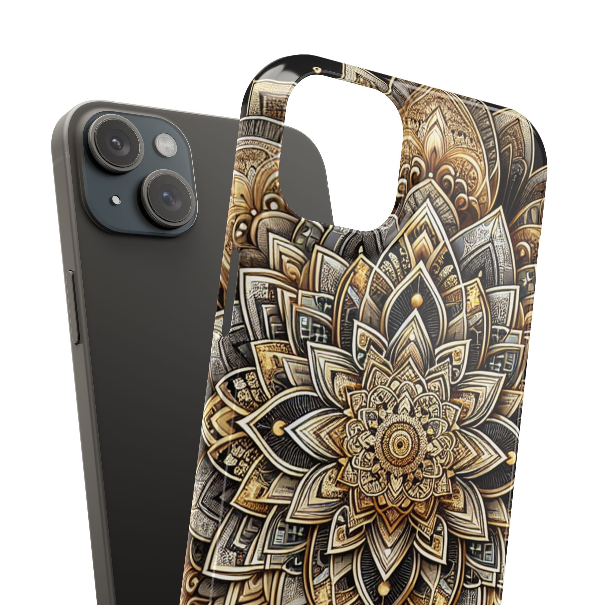 Ornate Mandala Phone Case | Boho Slim Cases for iPhone | Unique Art Gifts | Trendy Phone Accessories | Ideal for Her | Birthday & Holidays
