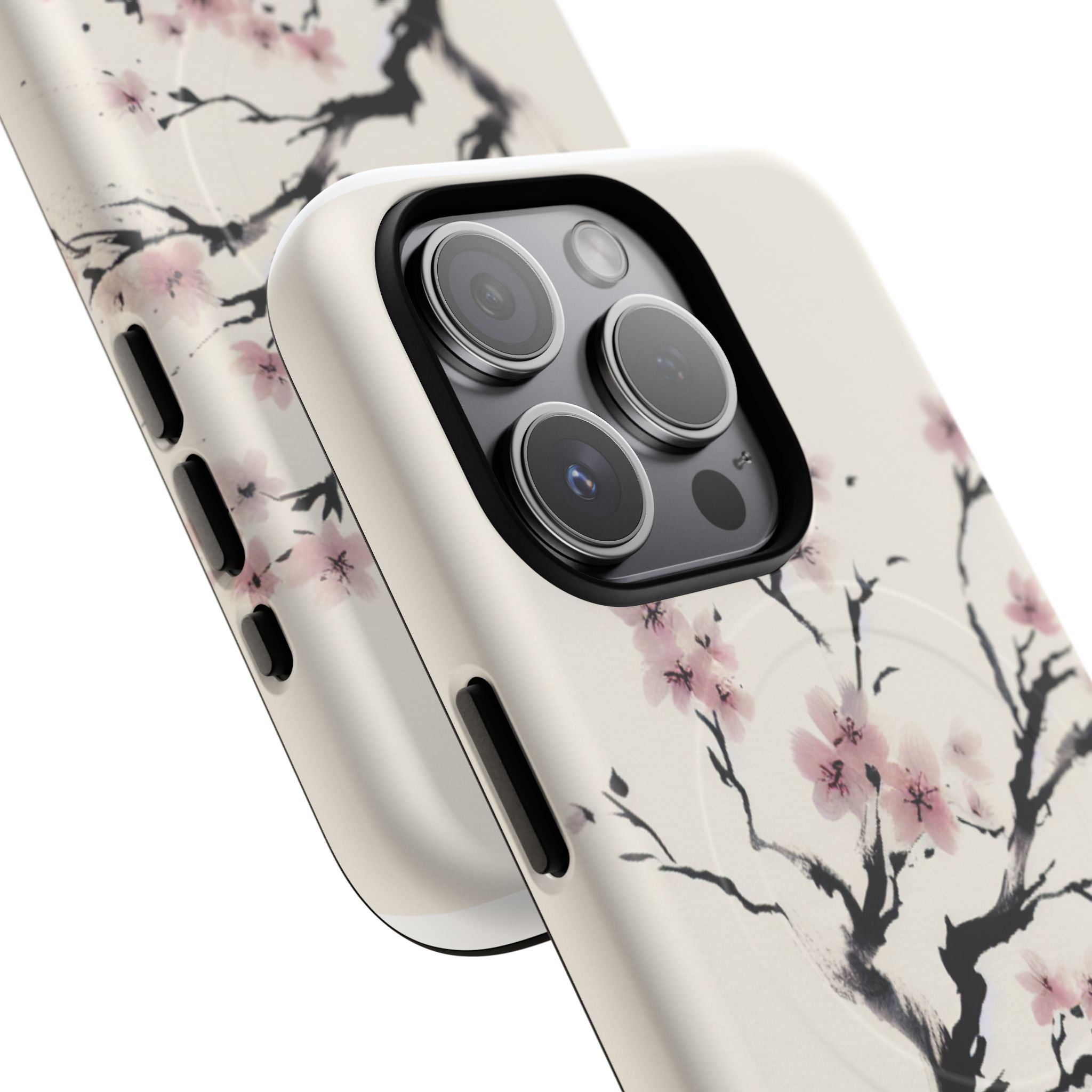 Cherry Blossom Tough Case, Floral Phone Cover, Protective Phone Case, Spring Gift, Unique Cell Phone Case