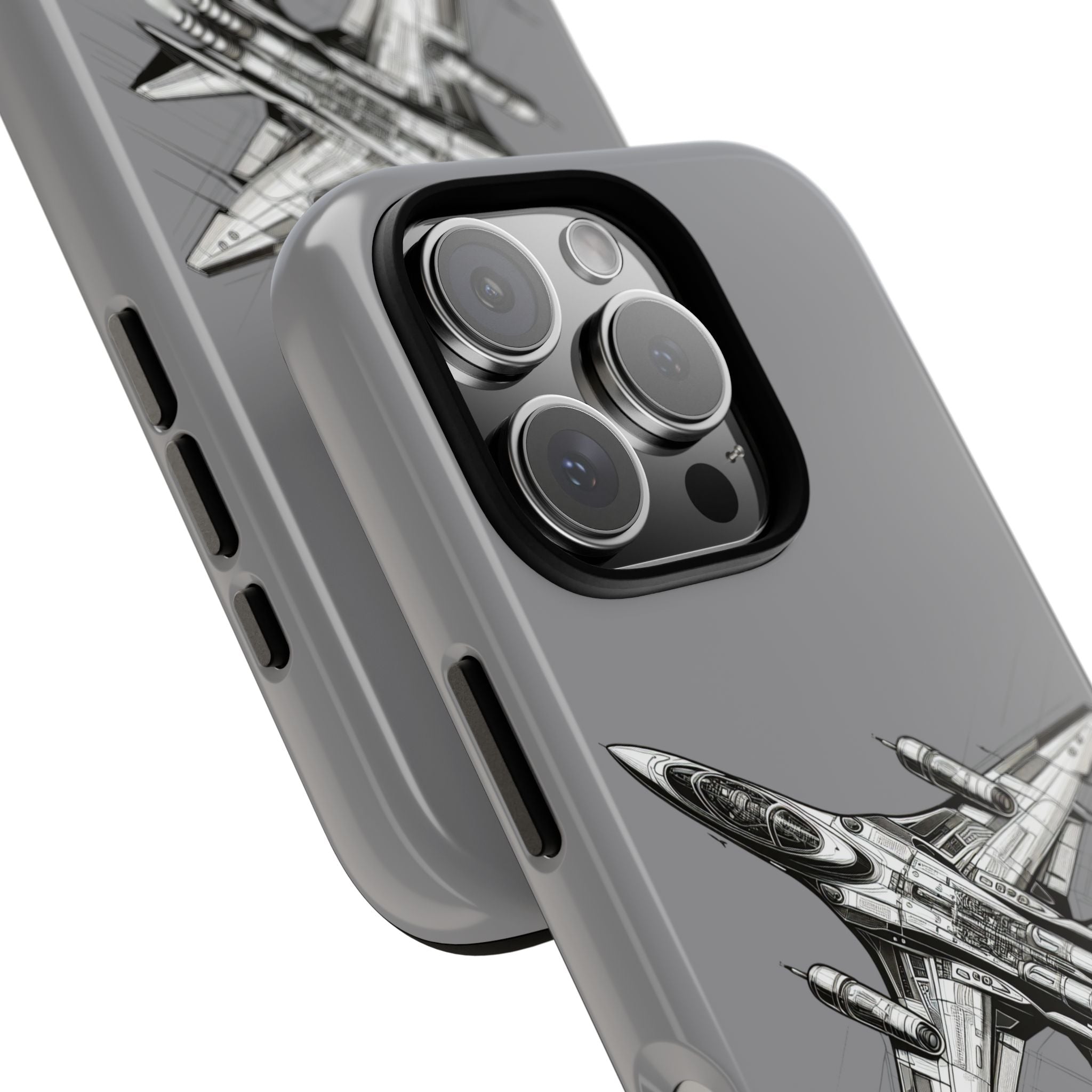 Tough Cases - Airplane Phone Case, Fighter Jet Design, Gift for Aviation Lovers, Durable Protection, Cool Tech Accessories