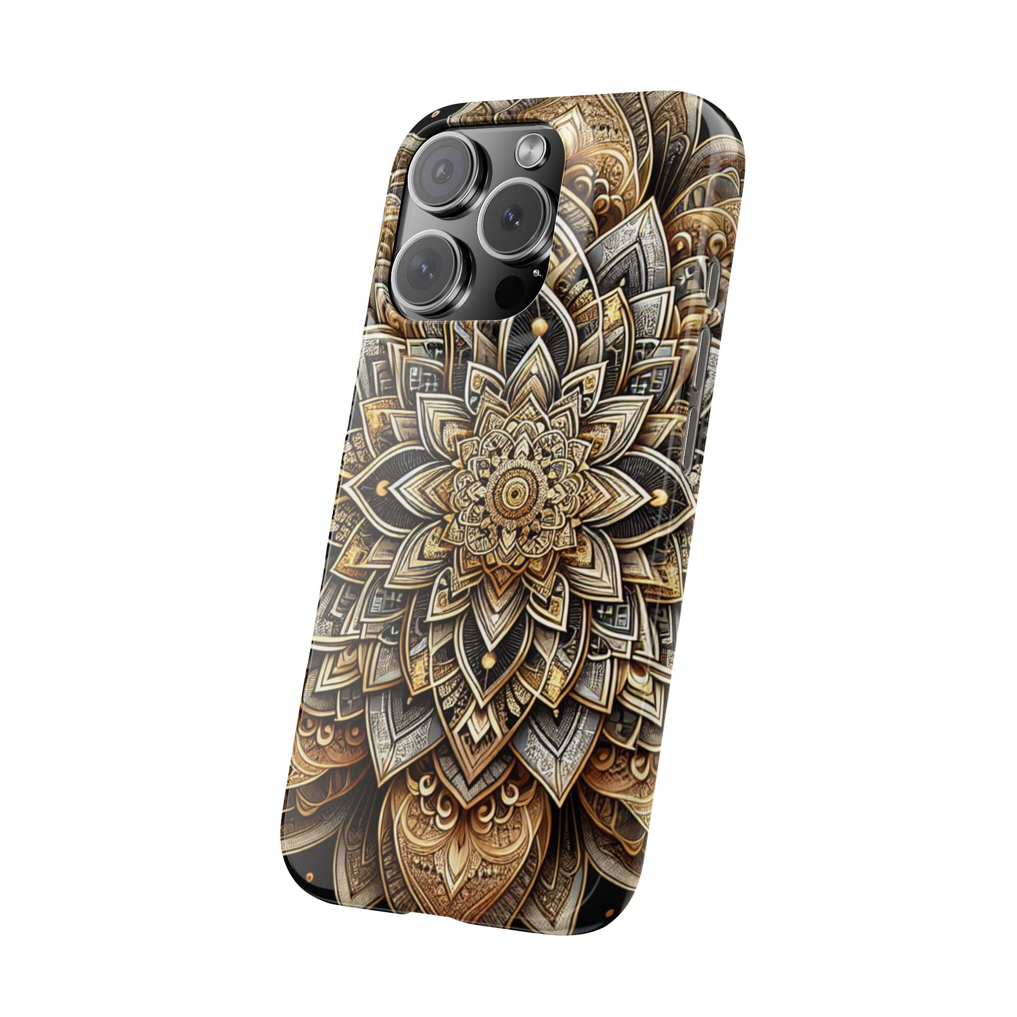 Ornate Mandala Phone Case | Boho Slim Cases for iPhone | Unique Art Gifts | Trendy Phone Accessories | Ideal for Her | Birthday & Holidays