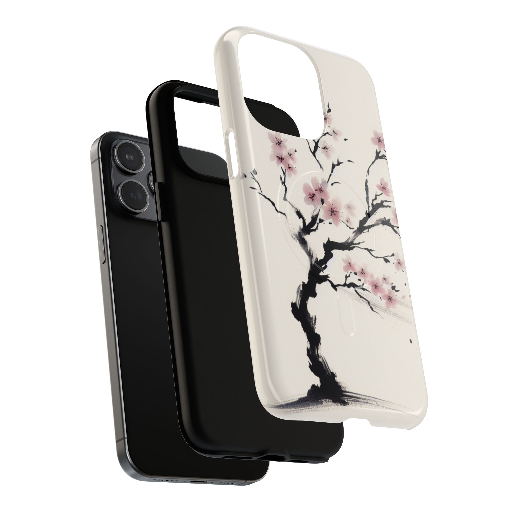 Cherry Blossom Tough Case, Floral Phone Cover, Protective Phone Case, Spring Gift, Unique Cell Phone Case
