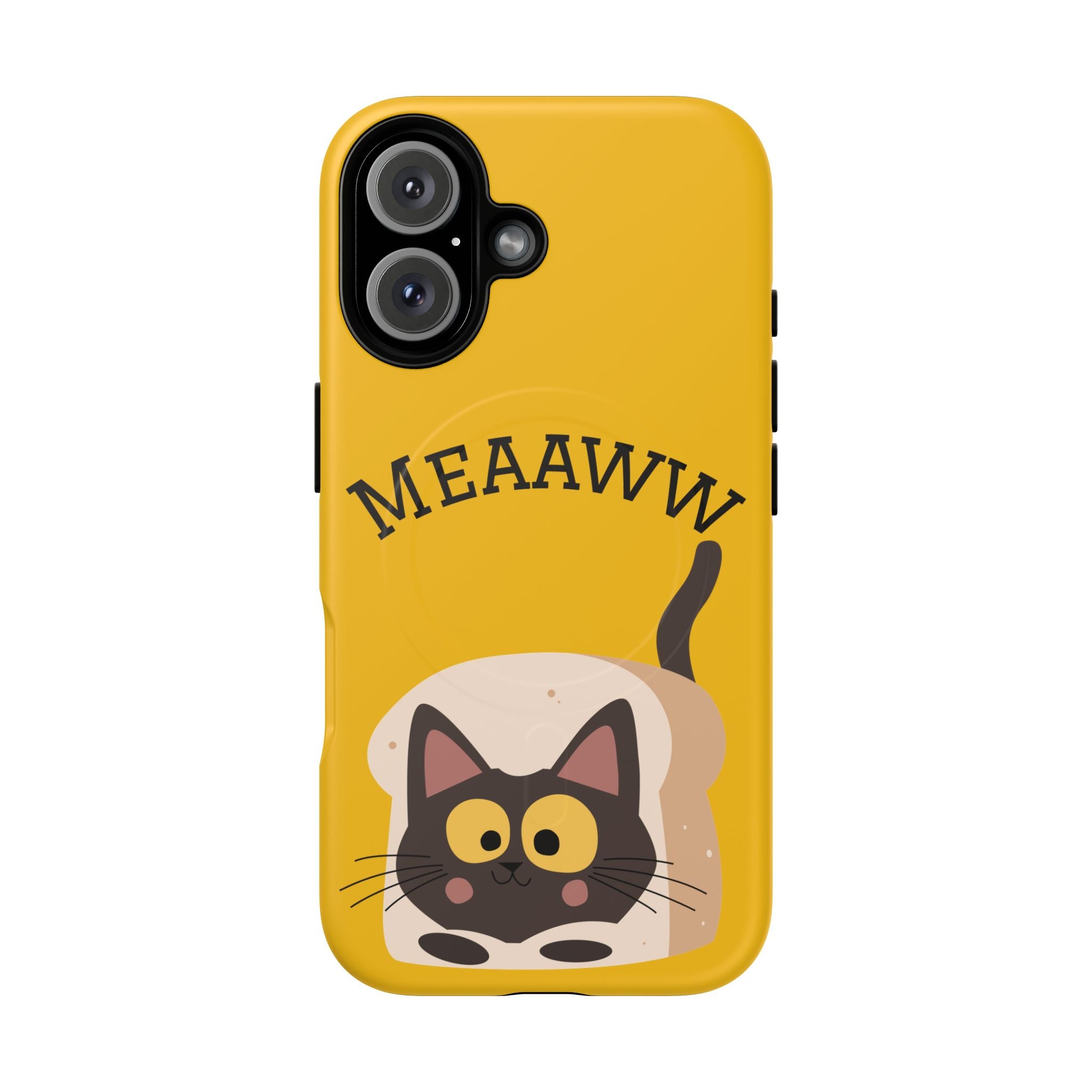 Funny Cat Phone Case for Pet Lovers, Tough Magnetic Cases, Cute Cat Accessory, Gift for Cat Owners, Unique Cat Themed Gift