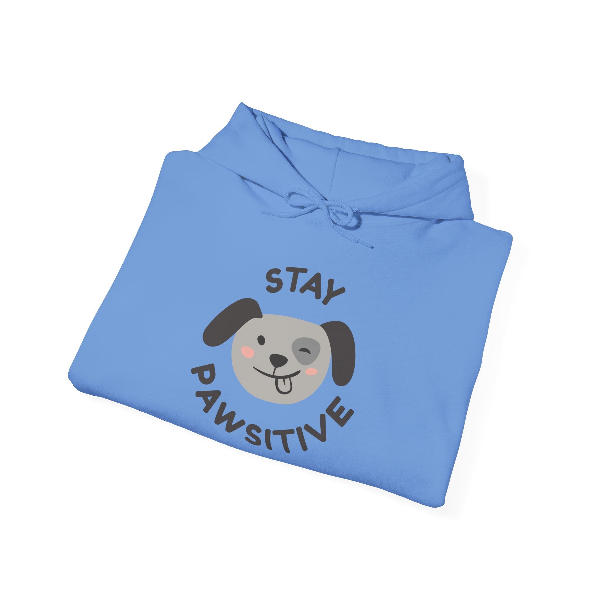 Stay Pawsitive Dog Lover Hoodie, Cute Pet Apparel, Cozy Sweatshirt for Animal Lovers, Perfect Gift for Dog Owners, Unisex Dog Hoodie