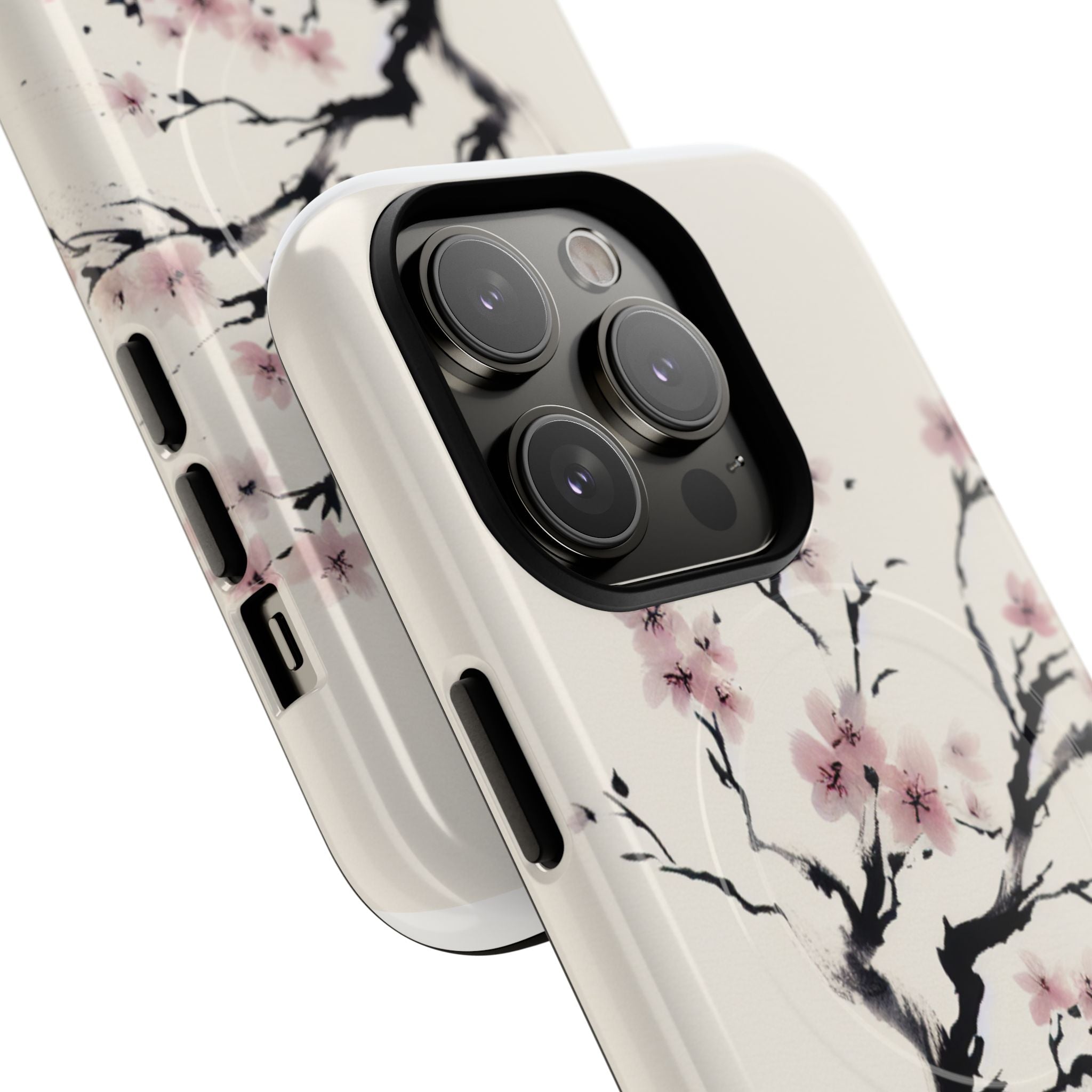 Cherry Blossom Tough Case, Floral Phone Cover, Protective Phone Case, Spring Gift, Unique Cell Phone Case
