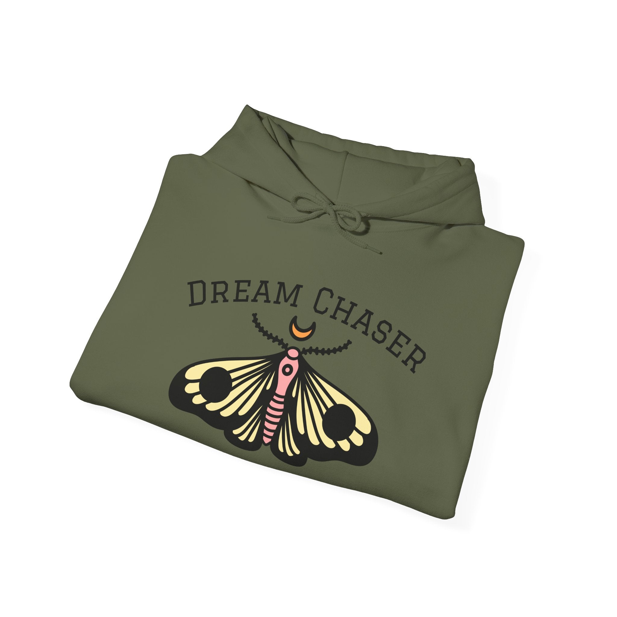 Dream Chaser Hooded Sweatshirt for Free Spirits, Cozy Gift, Motivational Apparel, Unisex Hoodie, Perfect for Every Occasion