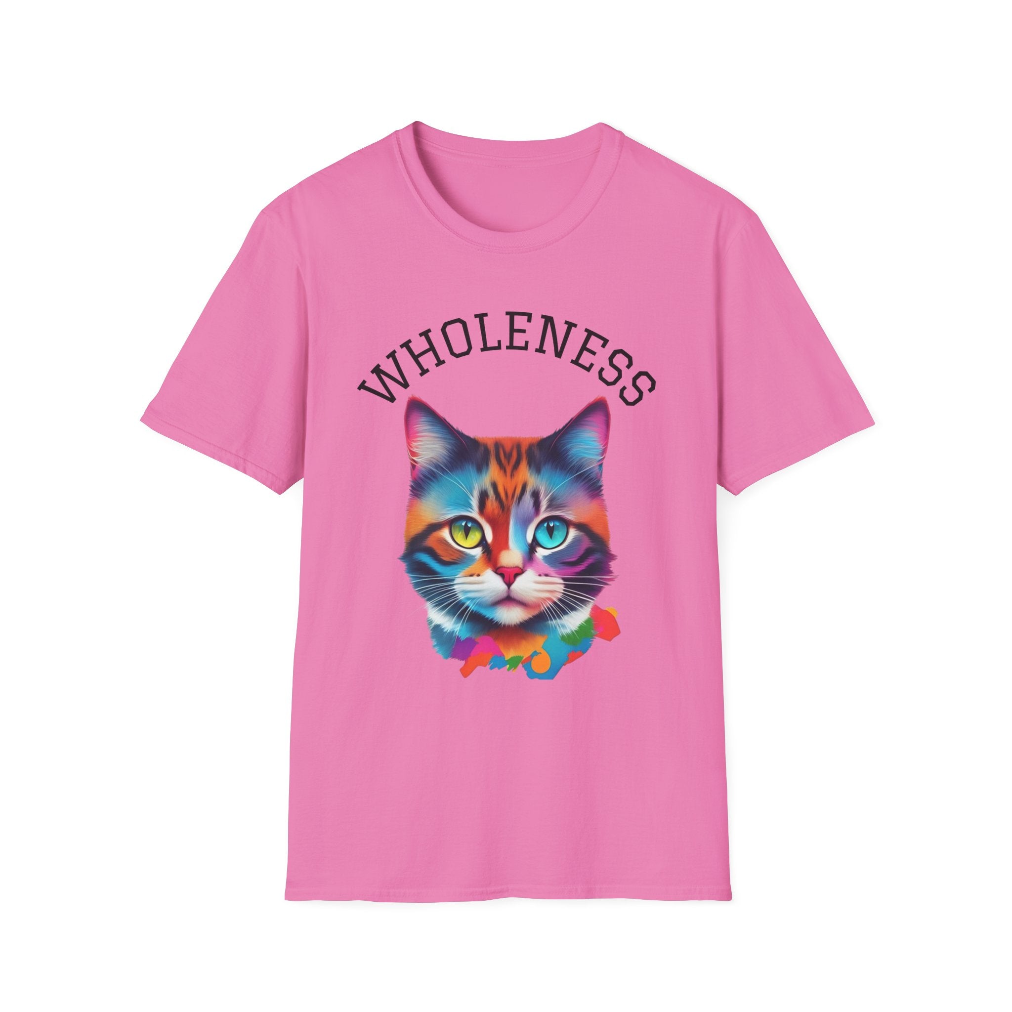 Colorful Cat Wholeness Unisex Softstyle T-Shirt
