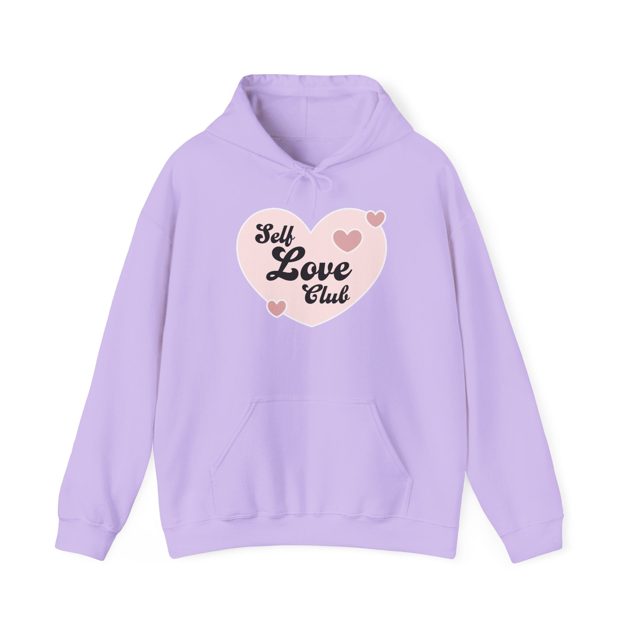 Self Love Club Hoodie, Unisex Sweatshirt, Cozy Hooded Sweatshirt, Perfect for Self-Care, Valentine's Day Gift, Comfort Wear