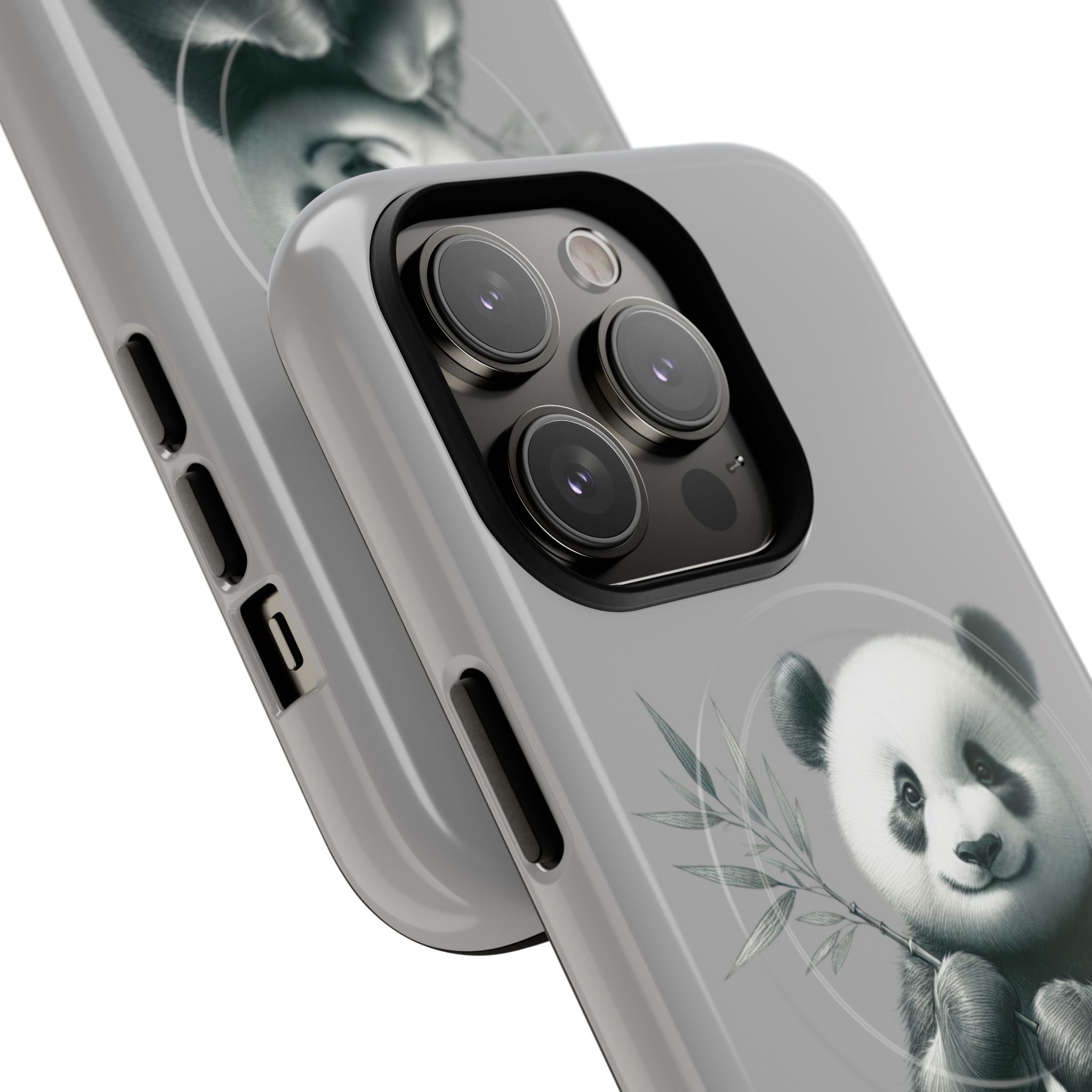 Cute Panda Magnetic Phone Case, Durable Phone Cover, Gift for Animal Lovers, Cute Phone Accessory, Stylish Protection Case