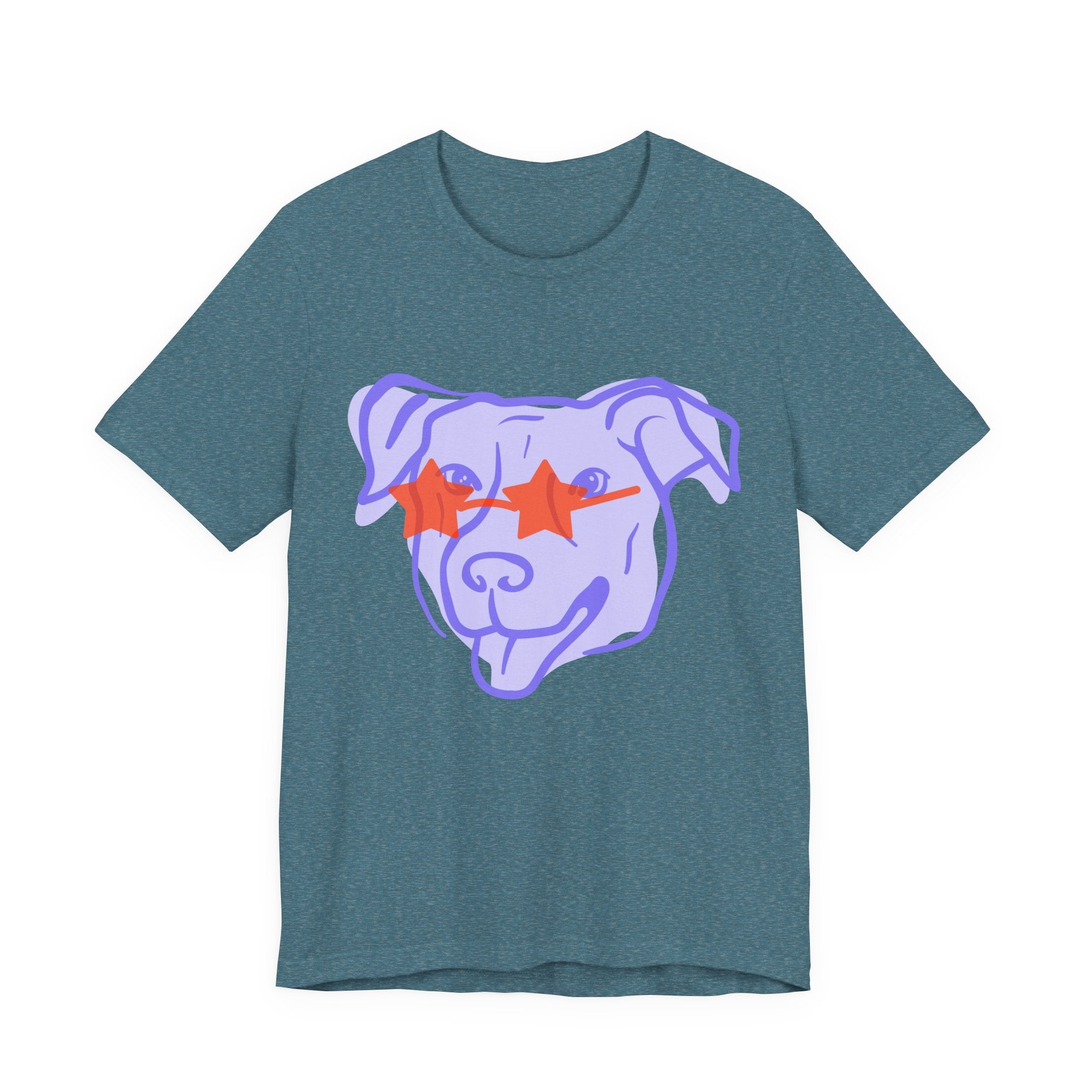 Cool Dog Design T-Shirt, Pet Lover Gift, Casual Wear, Funny Graphic Tee, Birthday Gift