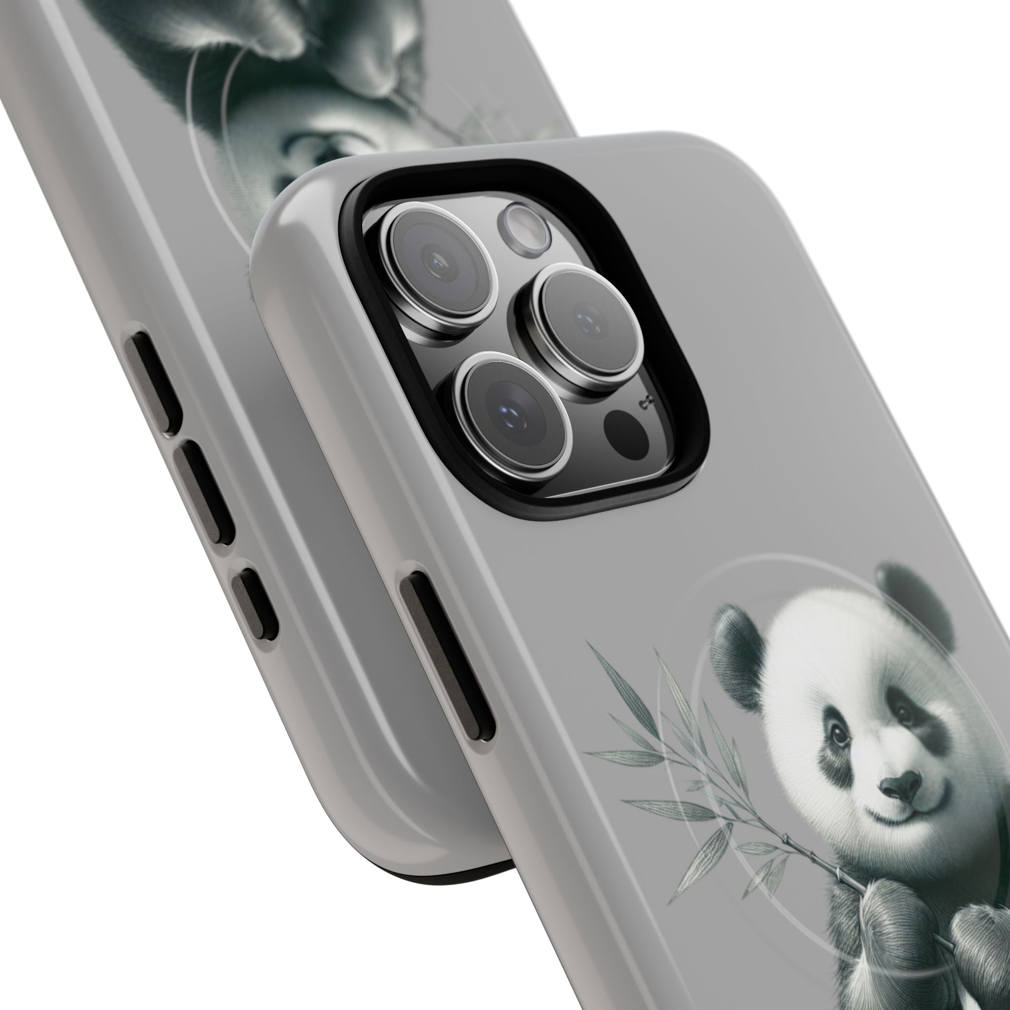 Cute Panda Magnetic Phone Case, Durable Phone Cover, Gift for Animal Lovers, Cute Phone Accessory, Stylish Protection Case