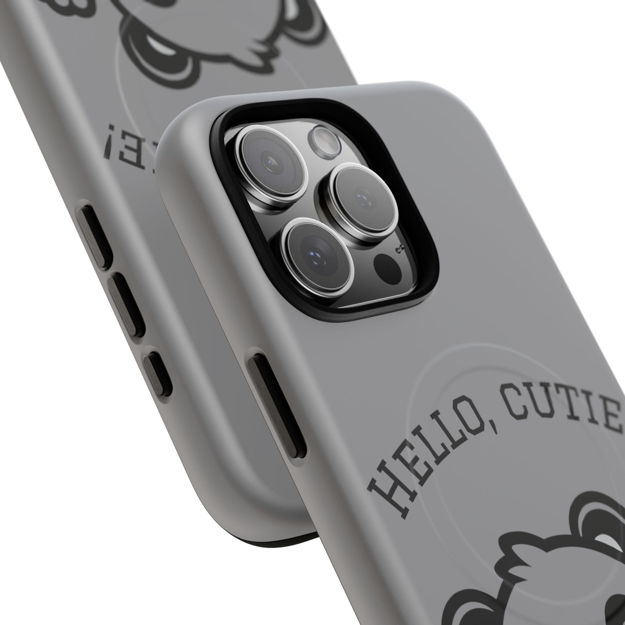 Cute Panda Phone Case, Tough Magnetic Cases for iPhone, Hello Cutie Design, Fun Gift for Kids, Unique Tech Accessories