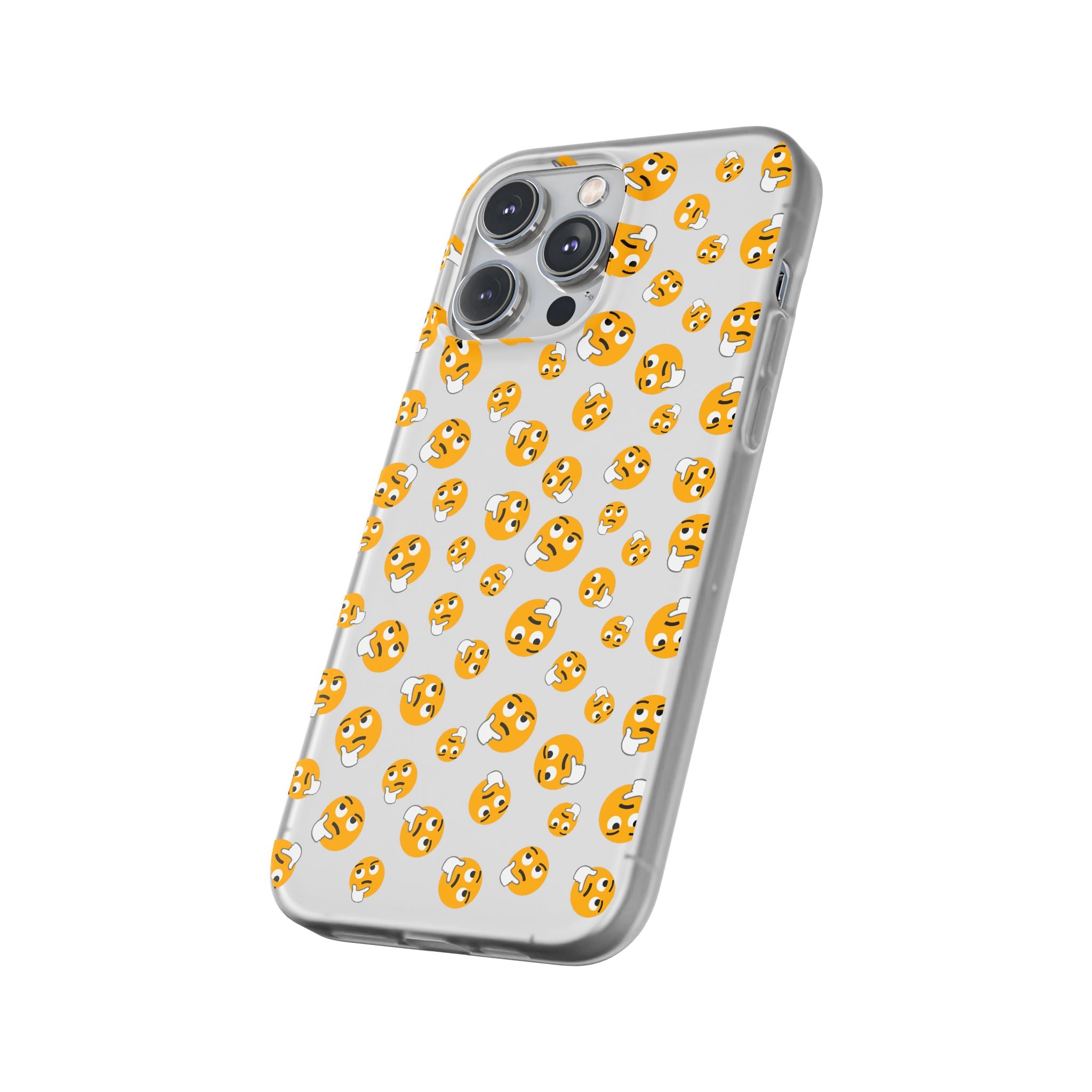 Cheerful Emoji Phone Cases, Cute Flexi Cases for iPhone, Fun Cell Phone Accessories, Gift for Teens, Birthday Party Favor