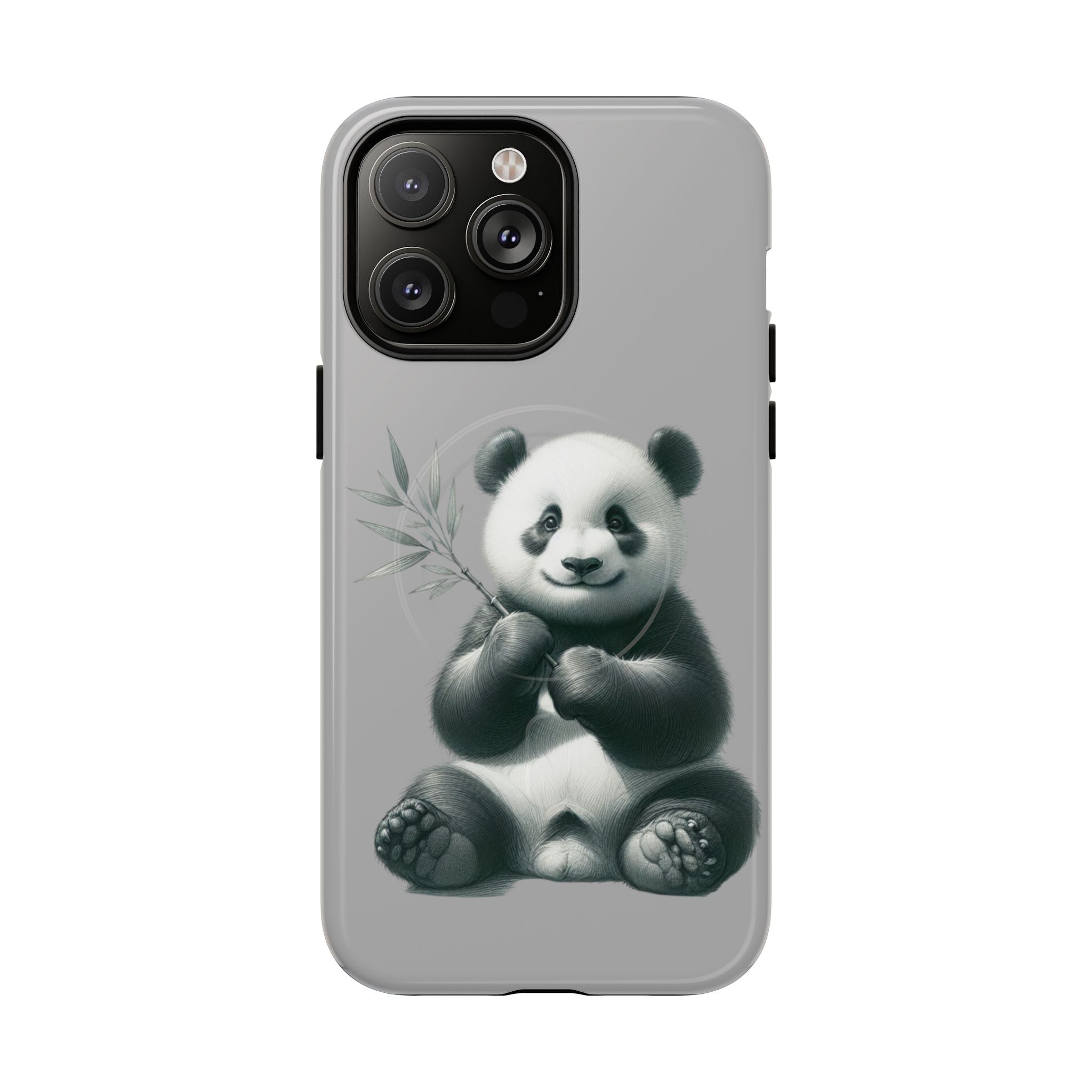 Cute Panda Magnetic Phone Case, Durable Phone Cover, Gift for Animal Lovers, Cute Phone Accessory, Stylish Protection Case