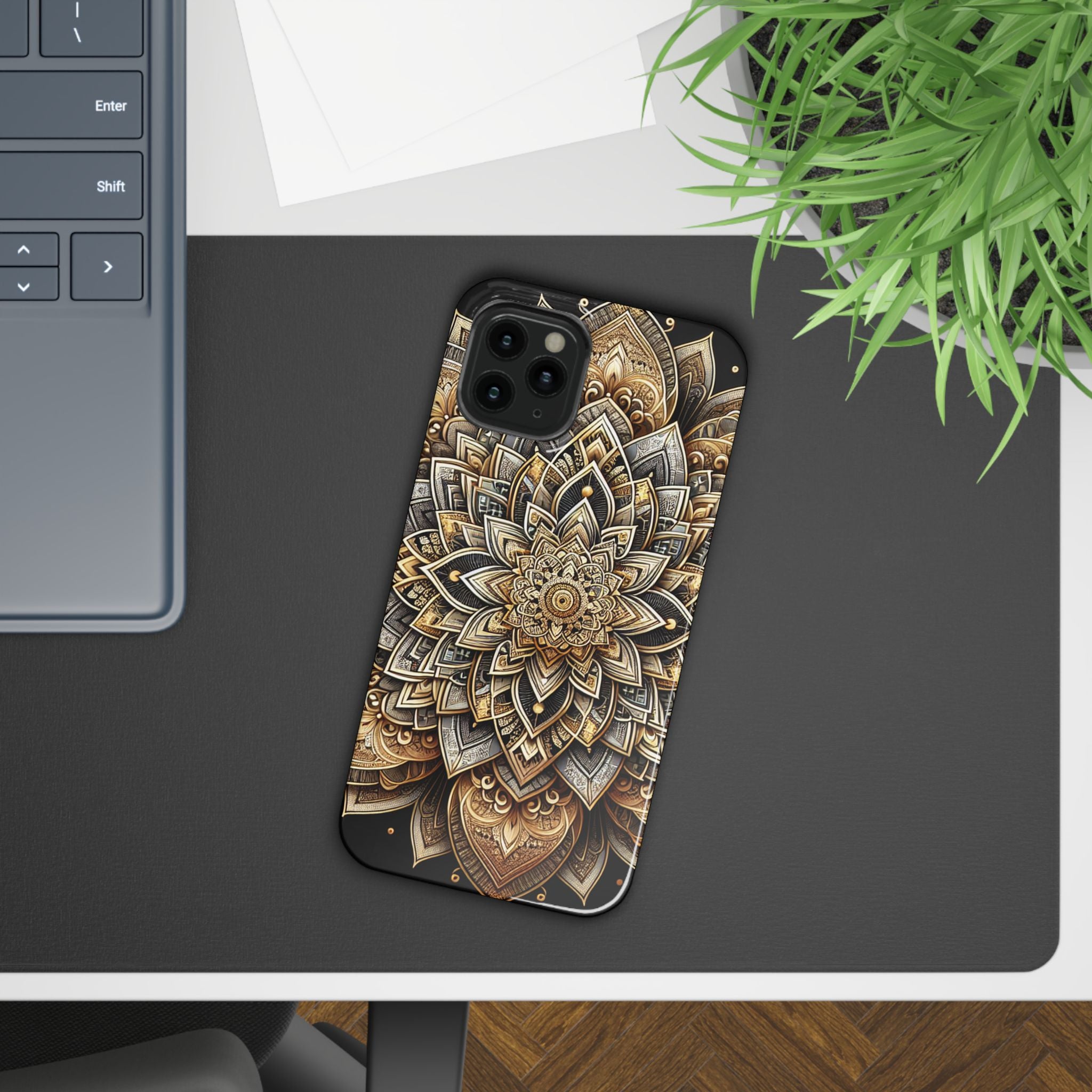 Ornate Mandala Phone Case | Boho Slim Cases for iPhone | Unique Art Gifts | Trendy Phone Accessories | Ideal for Her | Birthday & Holidays