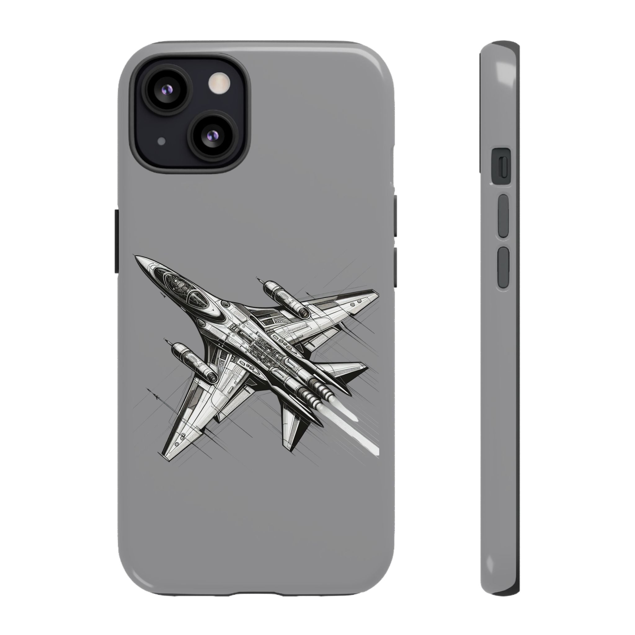 Tough Cases - Airplane Phone Case, Fighter Jet Design, Gift for Aviation Lovers, Durable Protection, Cool Tech Accessories