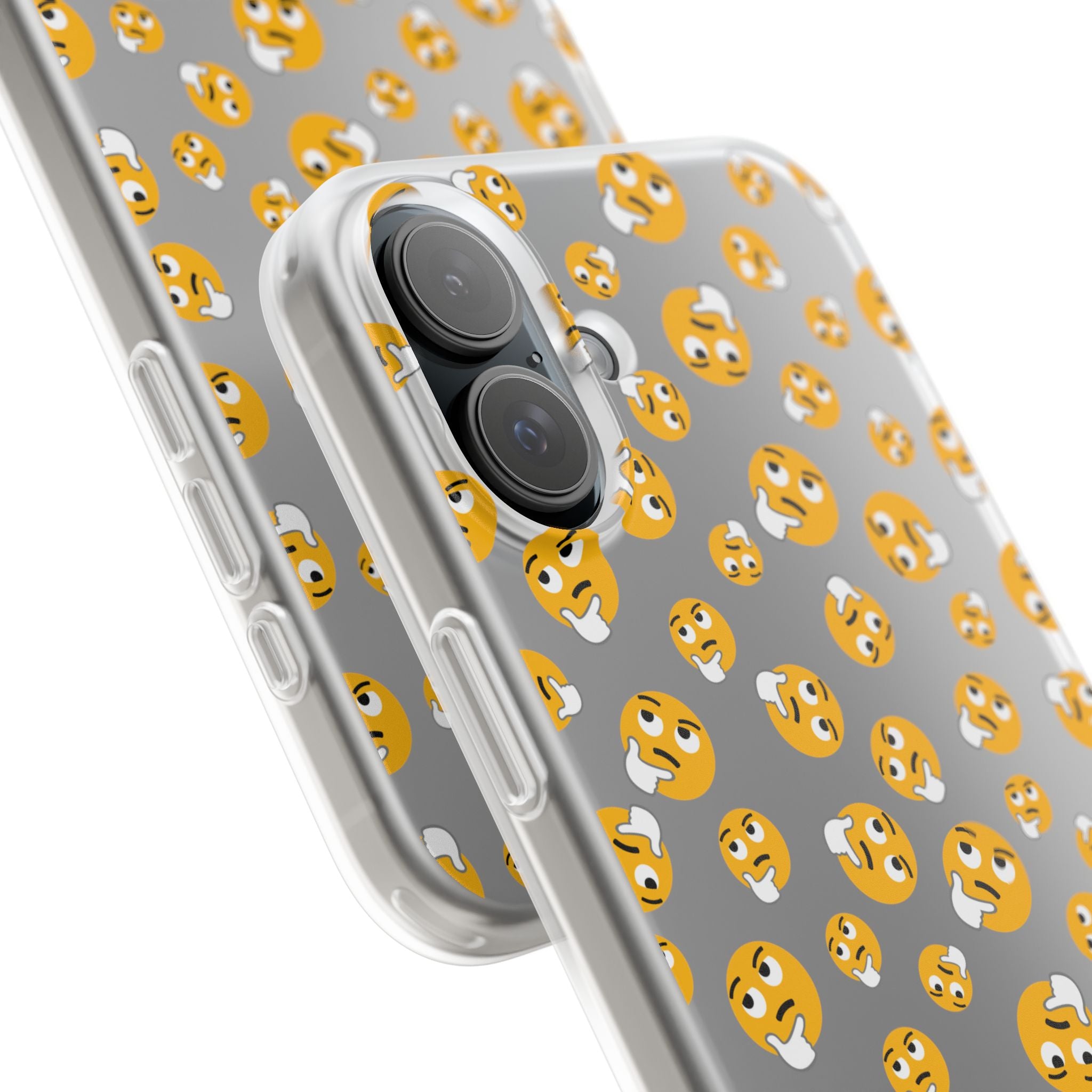 Cheerful Emoji Phone Cases, Cute Flexi Cases for iPhone, Fun Cell Phone Accessories, Gift for Teens, Birthday Party Favor