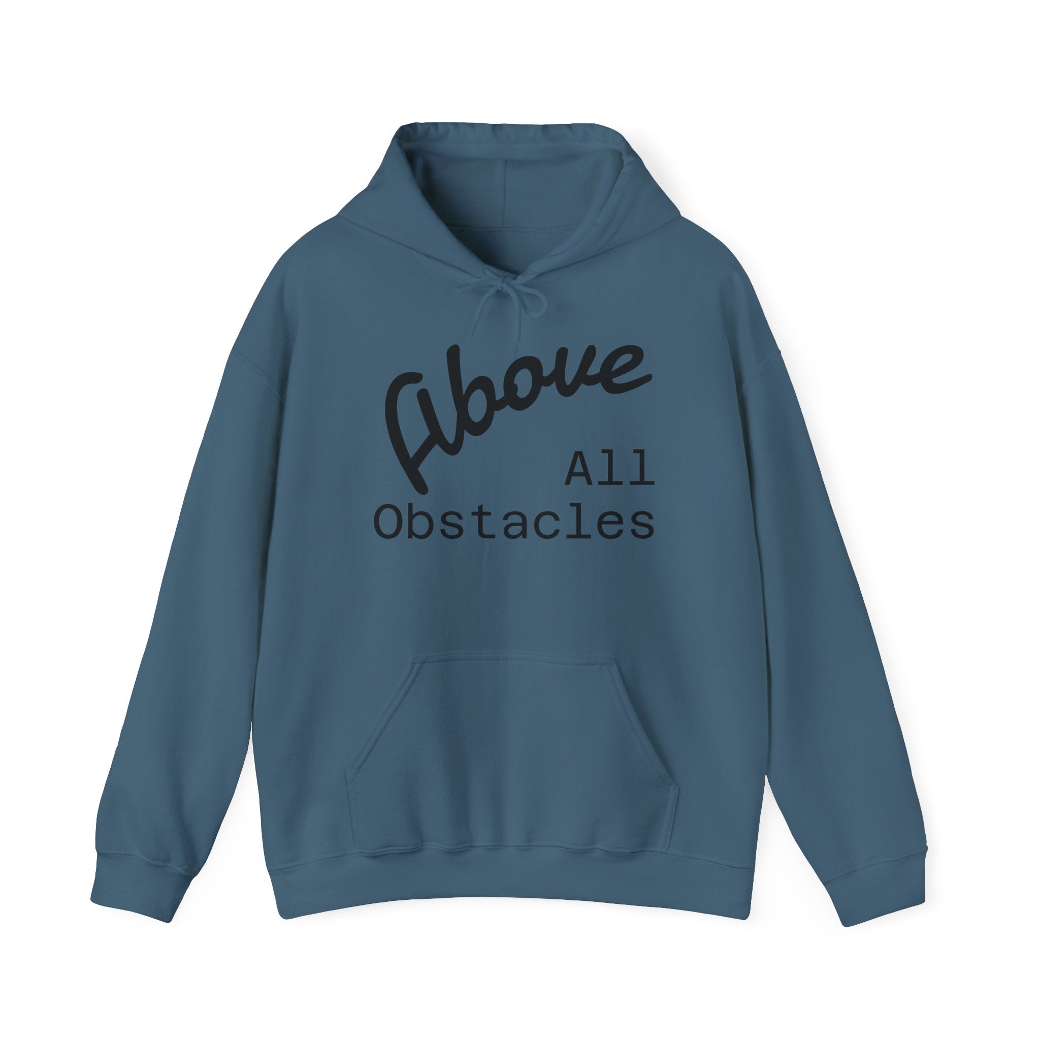 Above All Obstacles Hoodie - Motivational Sweatshirt, Unisex Graphic Hooded Sweatshirt, Gift for Dreamers, Travel Inspired Apparel, [...]