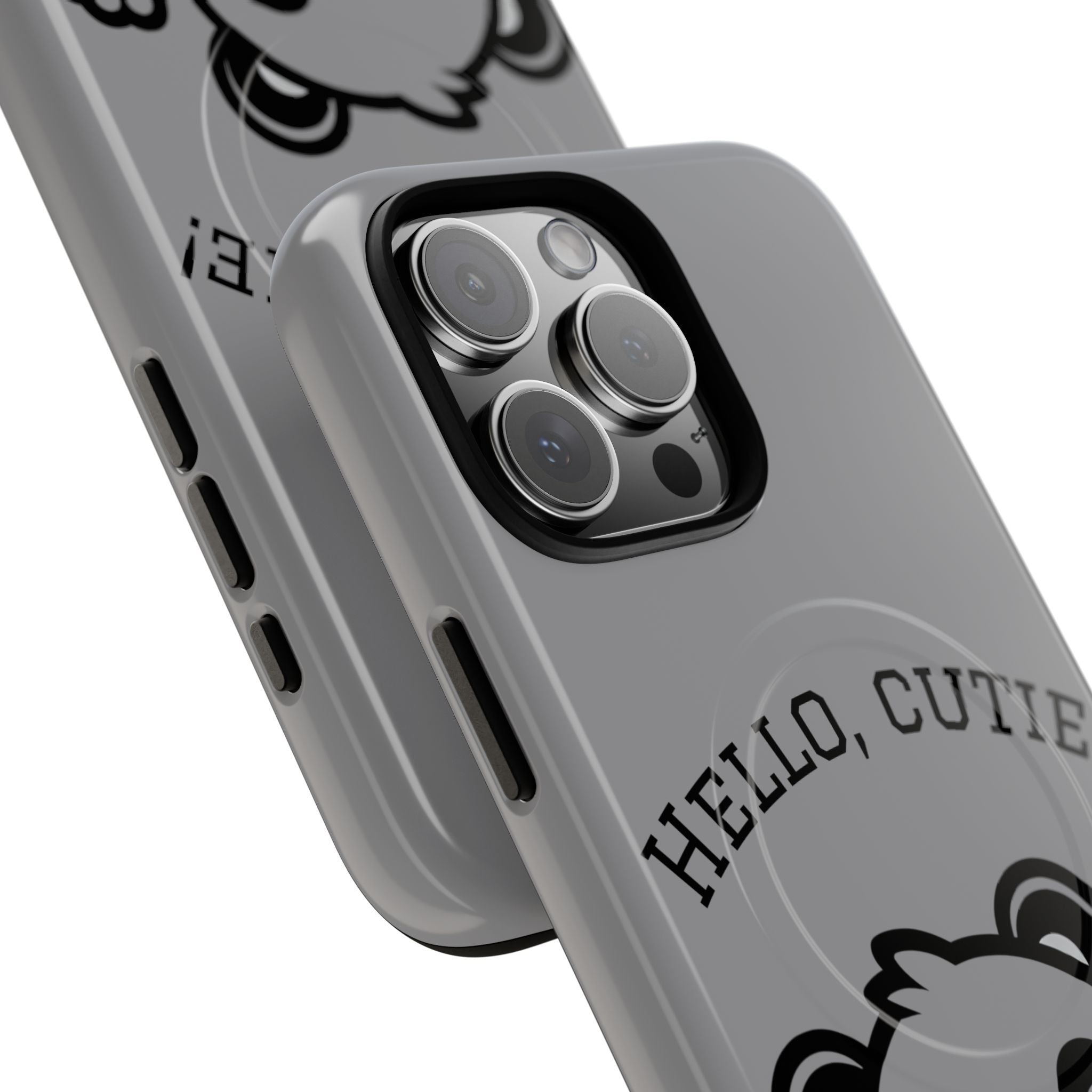 Cute Panda Phone Case, Tough Magnetic Cases for iPhone, Hello Cutie Design, Fun Gift for Kids, Unique Tech Accessories