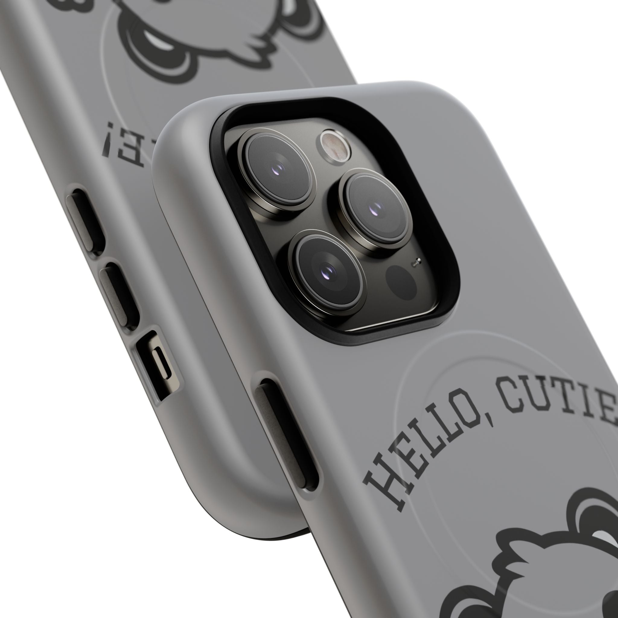 Cute Panda Phone Case, Tough Magnetic Cases for iPhone, Hello Cutie Design, Fun Gift for Kids, Unique Tech Accessories