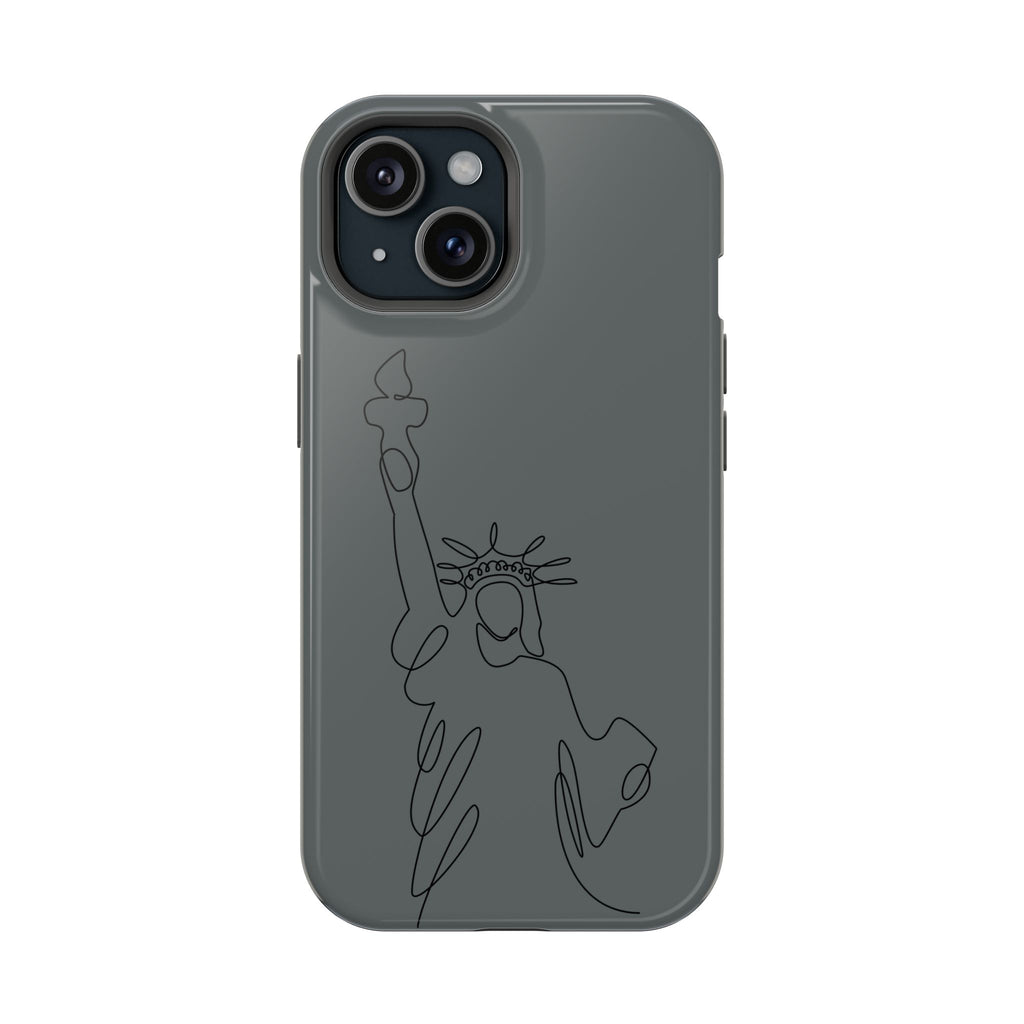 Stylish Impact-Resistant Phone Case with Liberty Design, Protective Cover, Gift for Travel Lovers, Unique Phone Accessory, Holiday Present
