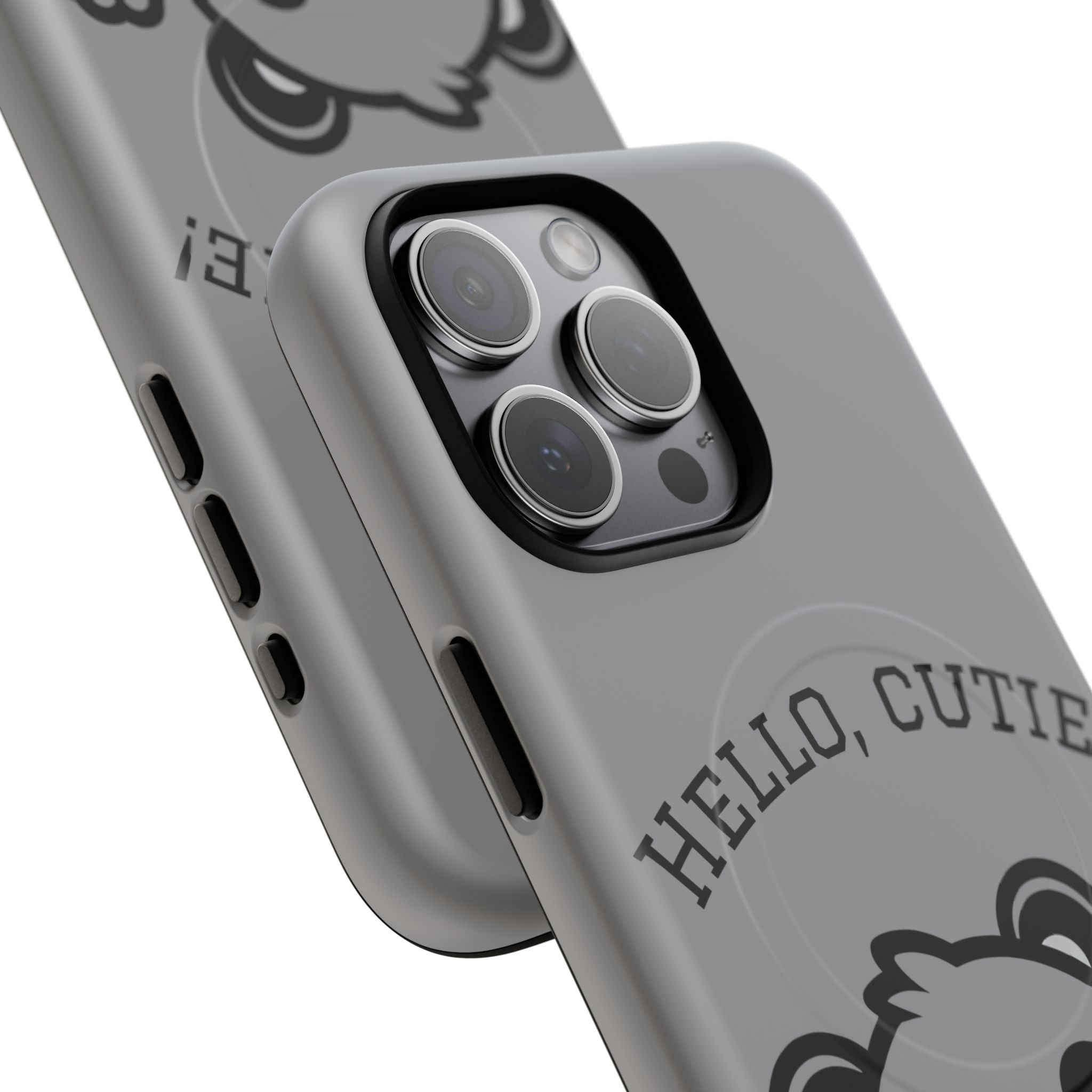 Cute Panda Phone Case, Tough Magnetic Cases for iPhone, Hello Cutie Design, Fun Gift for Kids, Unique Tech Accessories