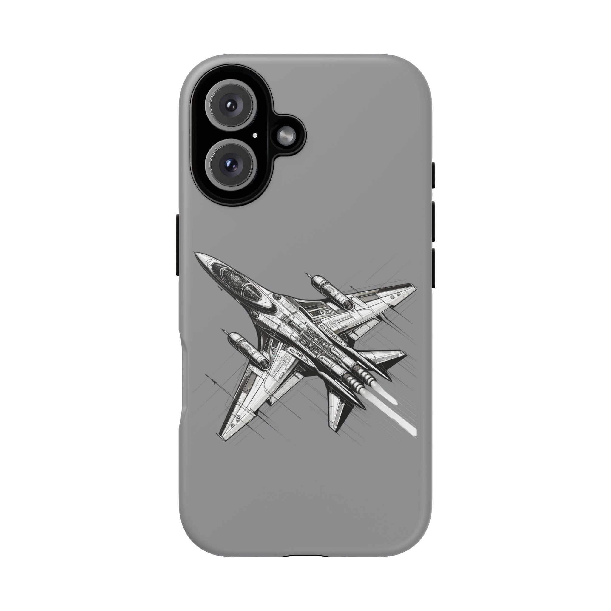 Tough Cases - Airplane Phone Case, Fighter Jet Design, Gift for Aviation Lovers, Durable Protection, Cool Tech Accessories
