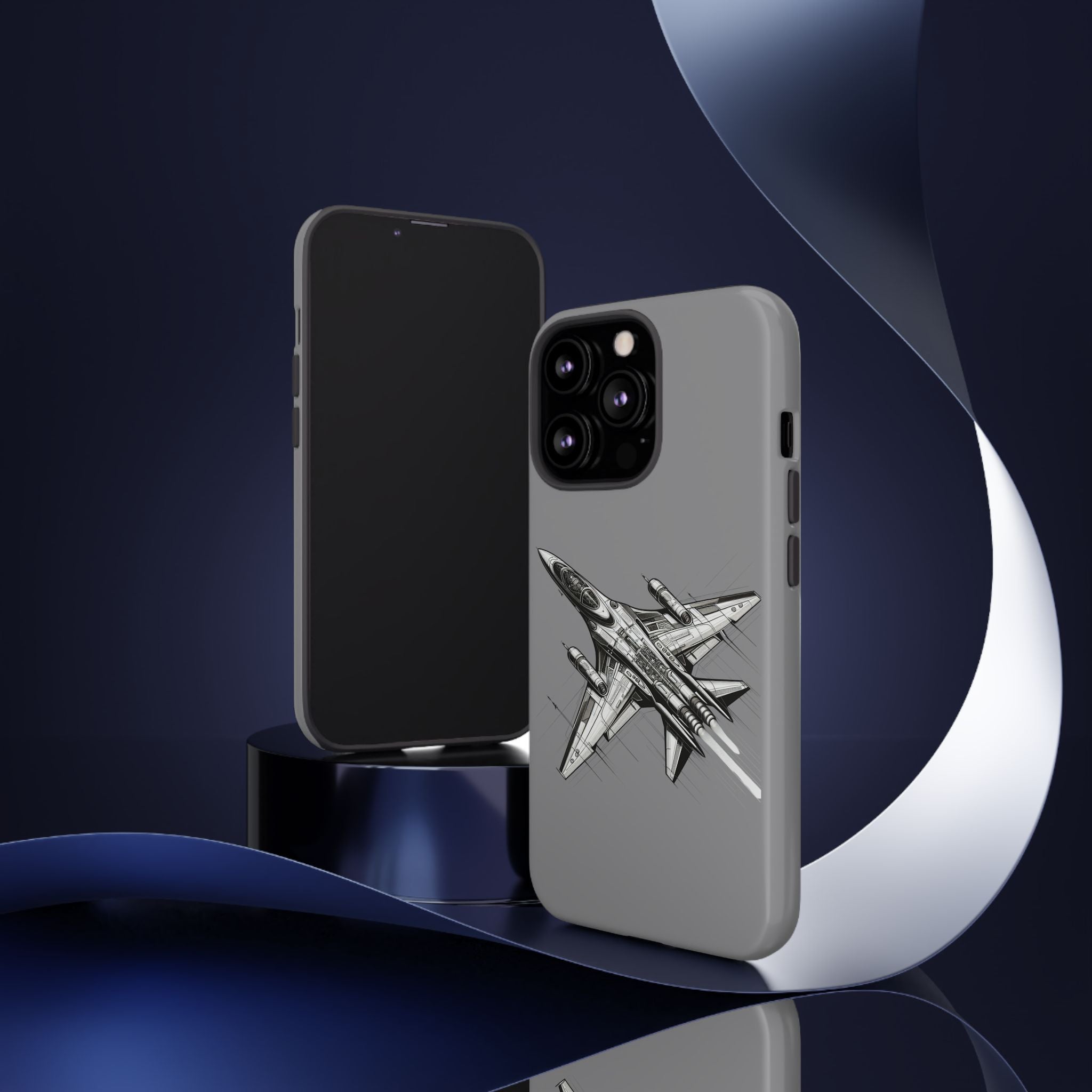 Tough Cases - Airplane Phone Case, Fighter Jet Design, Gift for Aviation Lovers, Durable Protection, Cool Tech Accessories