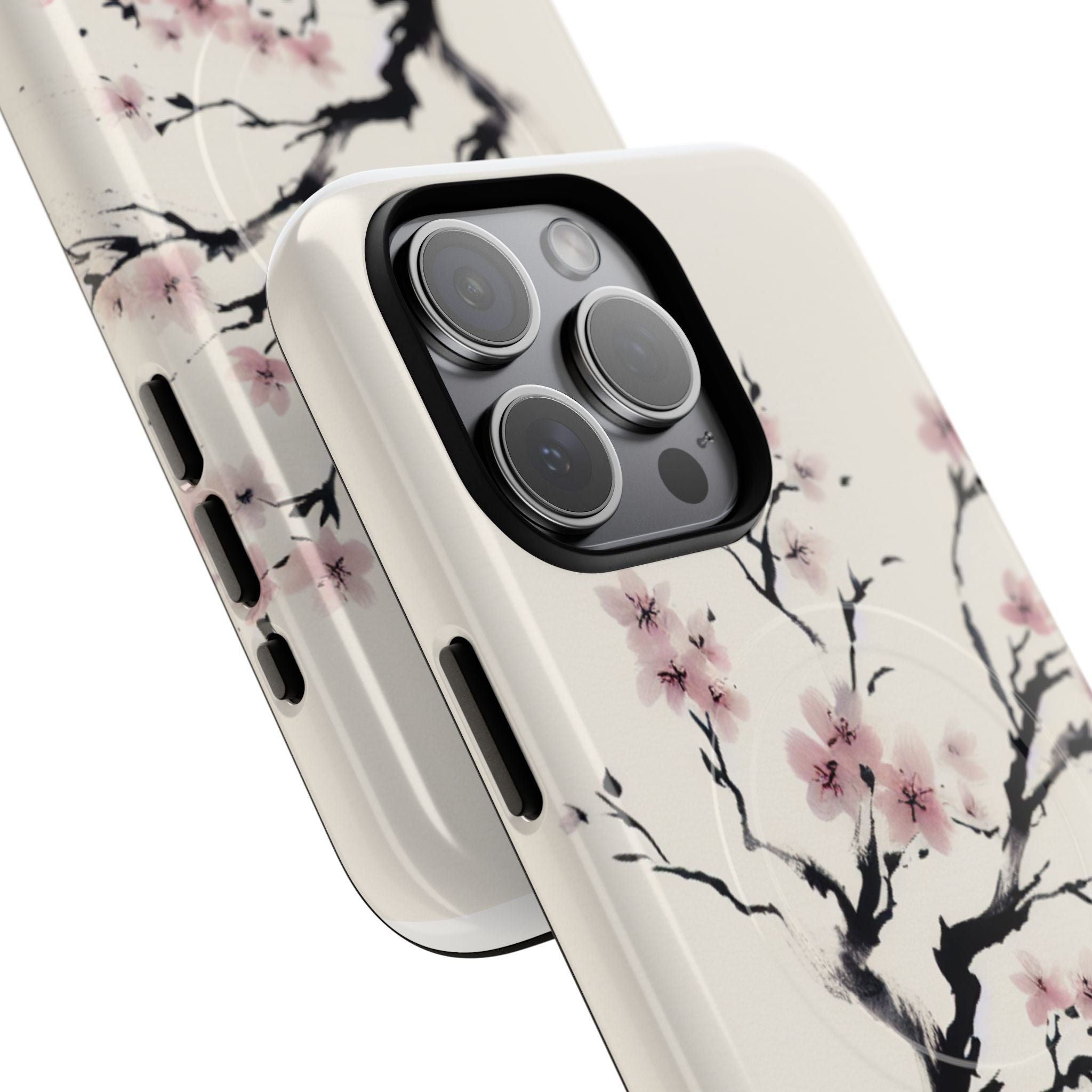 Cherry Blossom Tough Case, Floral Phone Cover, Protective Phone Case, Spring Gift, Unique Cell Phone Case